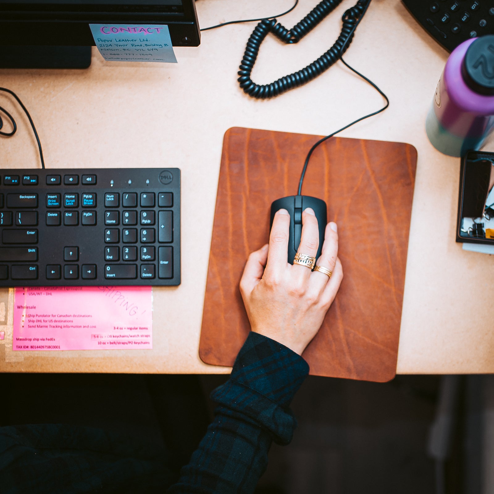 Leather Office Goods