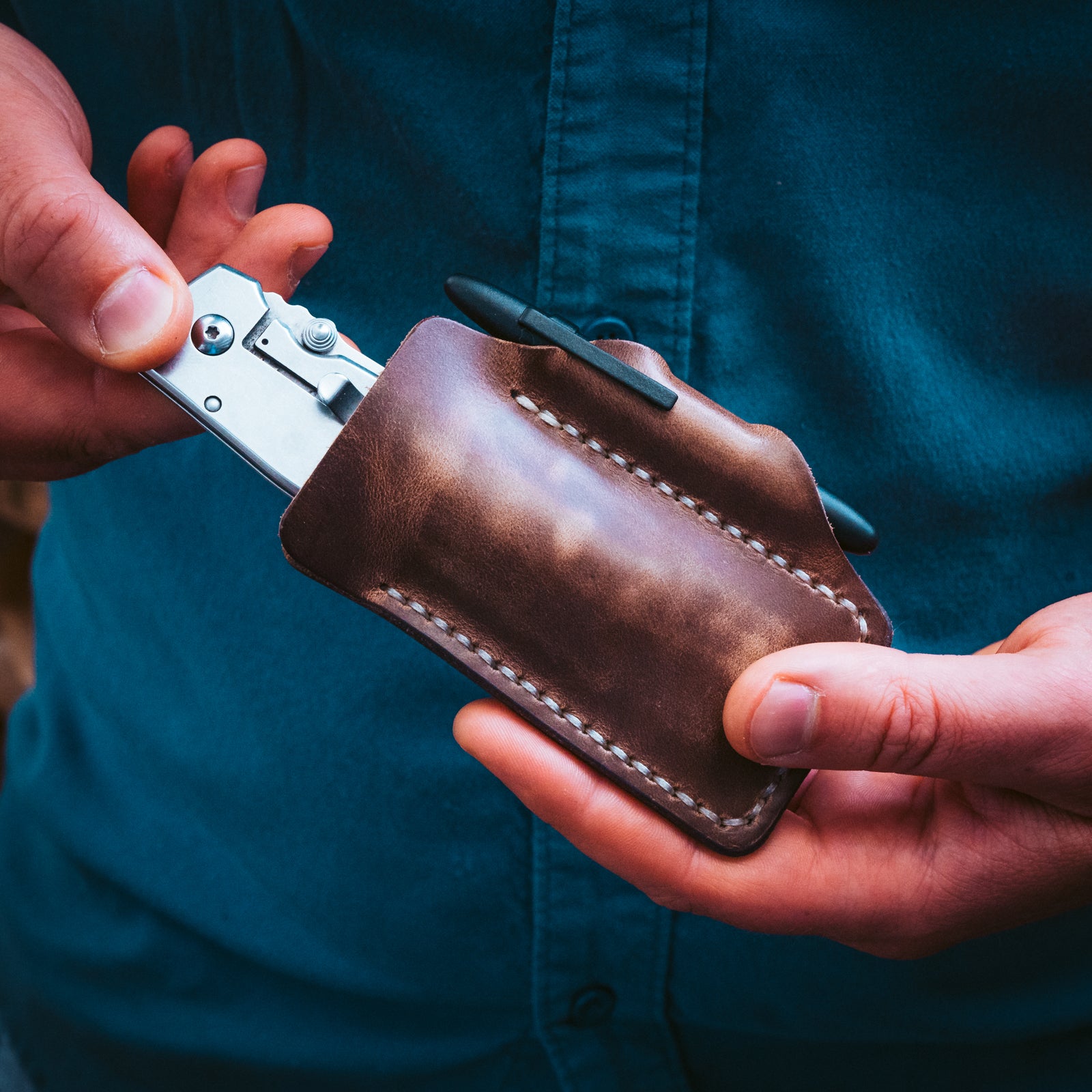 Leather Pocket Slip