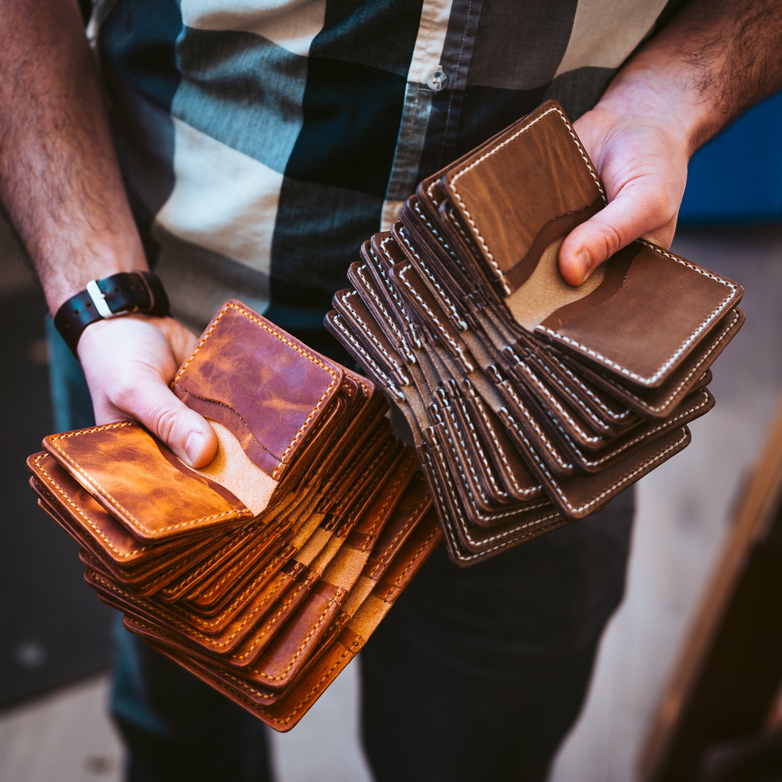 Leather 5 Card Wallets