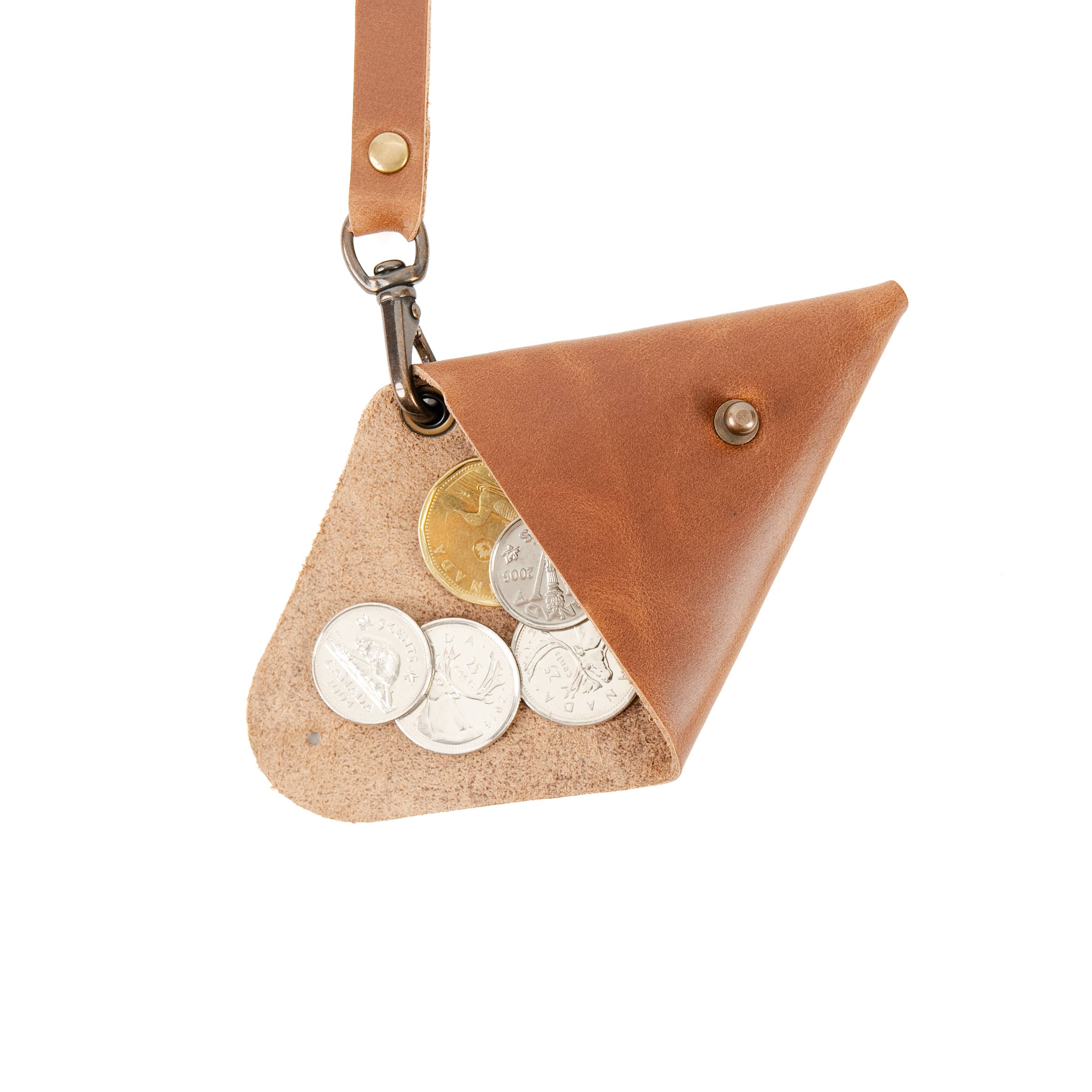 Leather Triangle Pouch