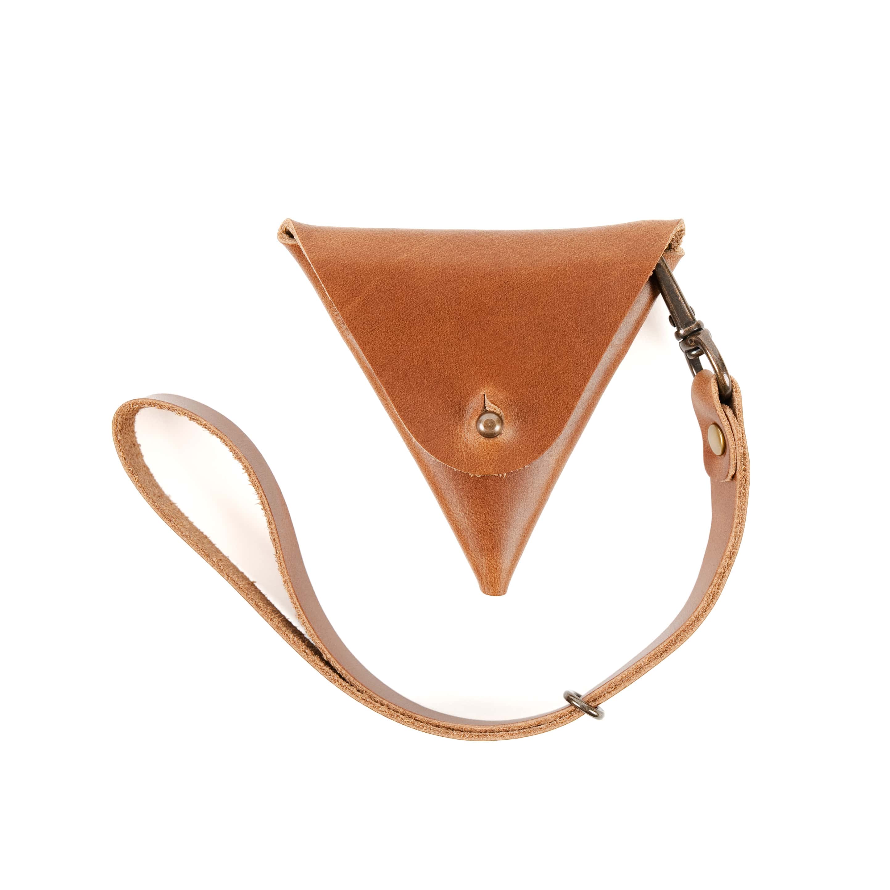 Leather Triangle Pouch