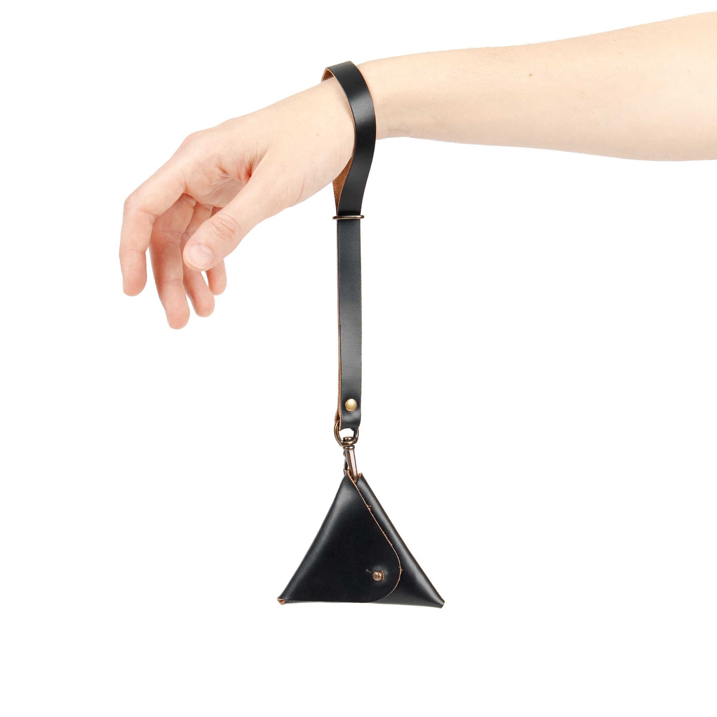 Leather Triangle Pouch