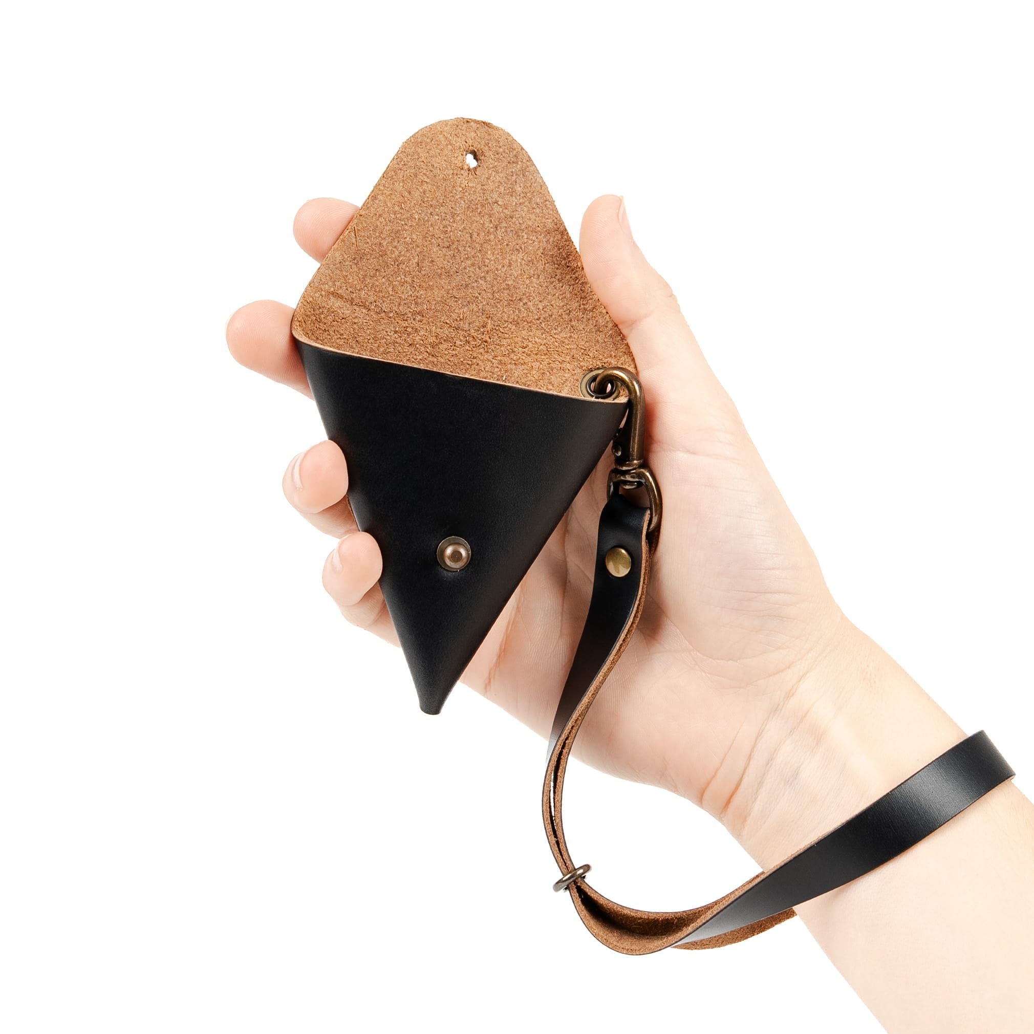 Leather Triangle Pouch