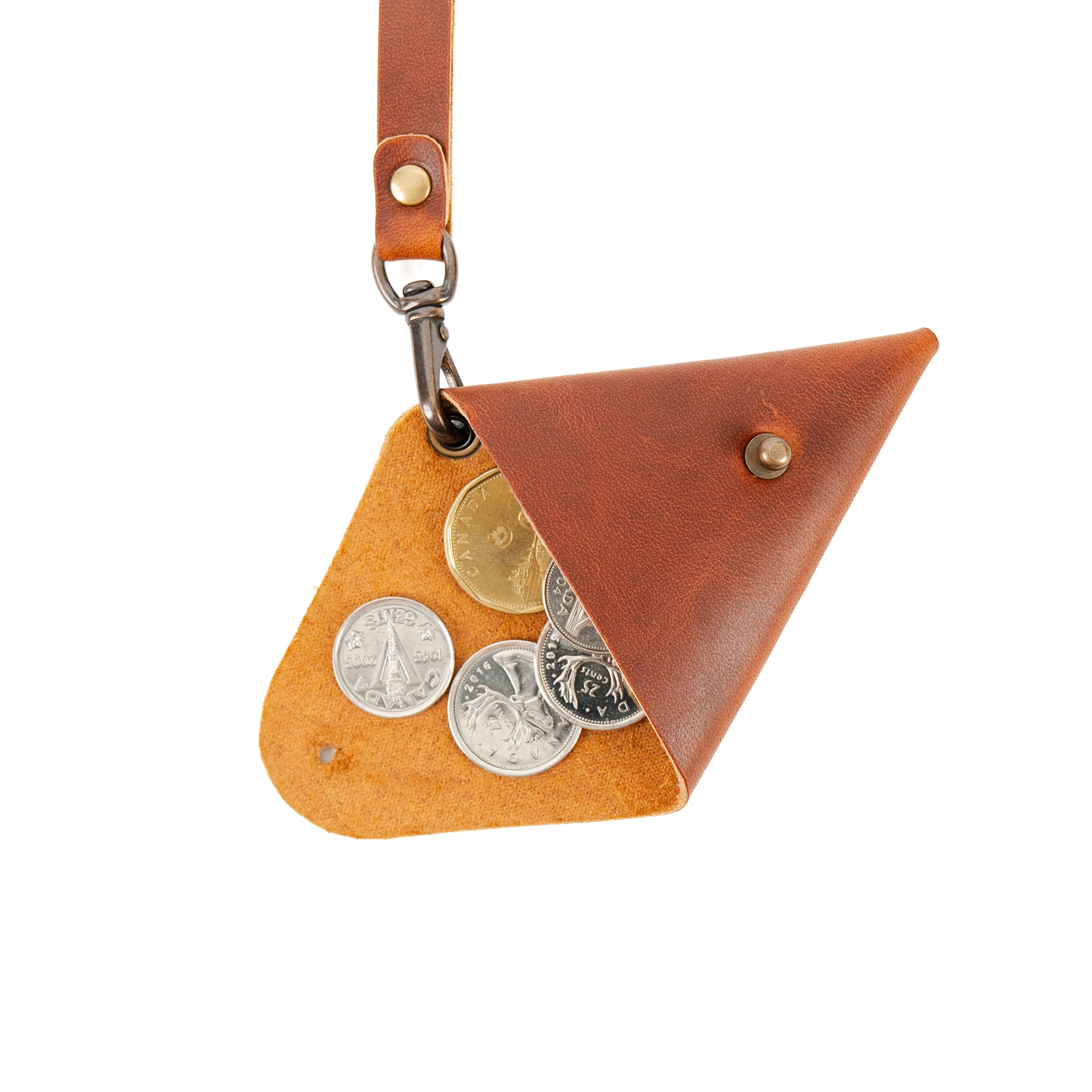 Leather Triangle Pouch