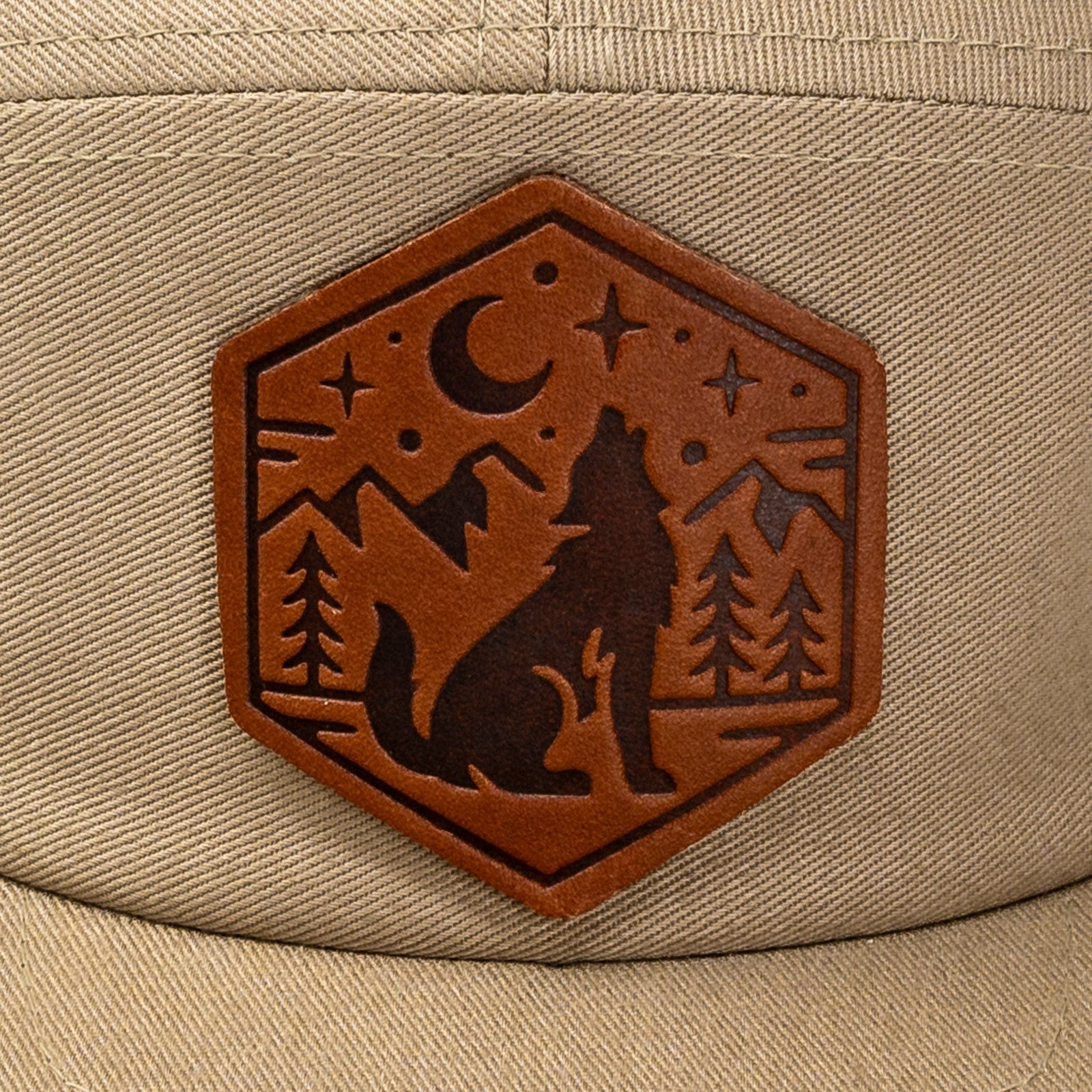 Howling Wolf Jockey Hat Popov Leather®