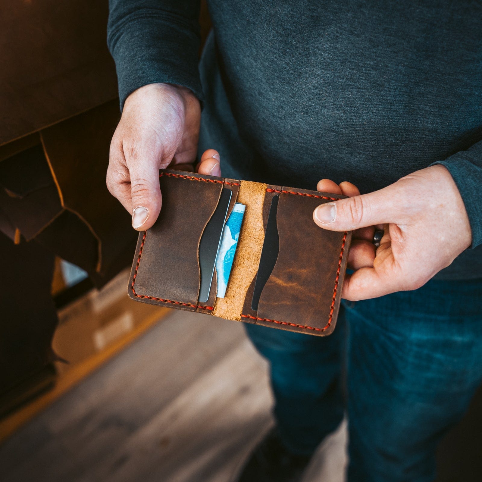 Leather 5 Card Wallet Popov Leather®
