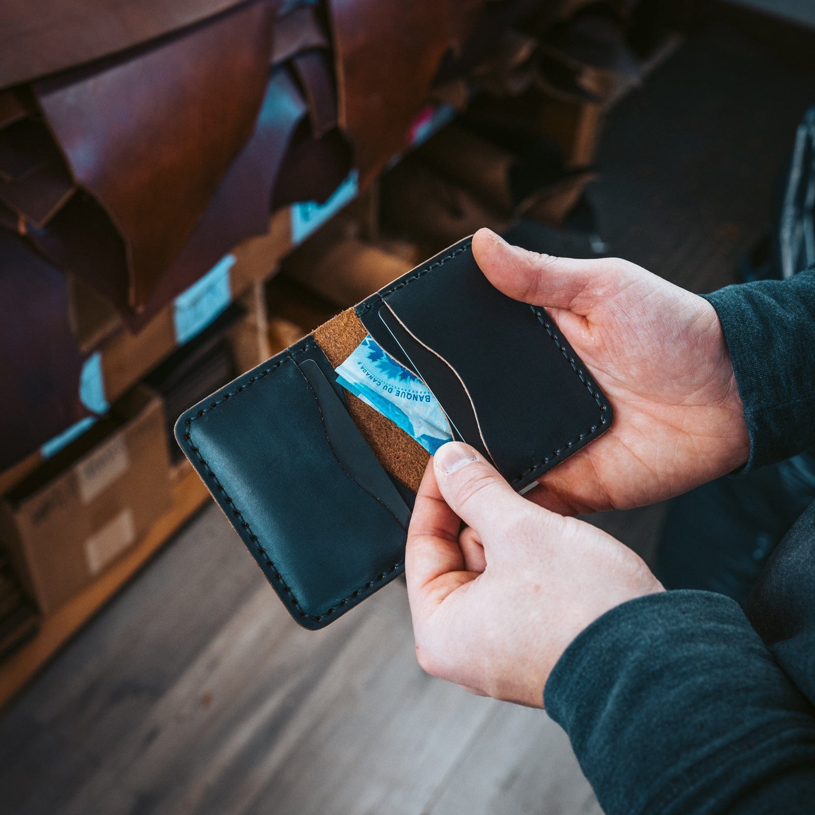 Leather 5 Card Wallet Popov Leather®