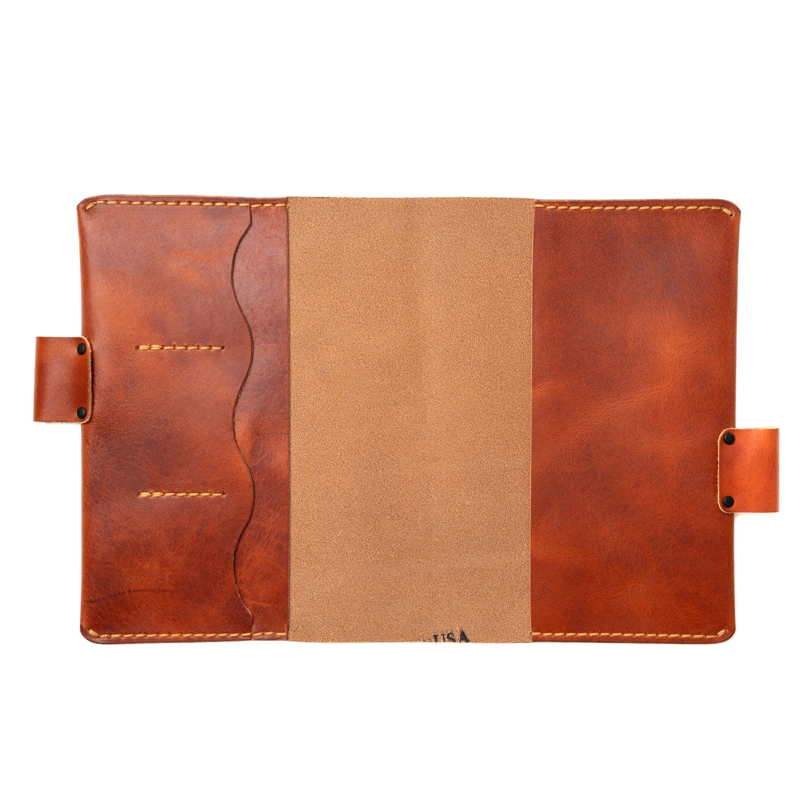 Leather A5 Notebook Cover - English Tan Popov Leather