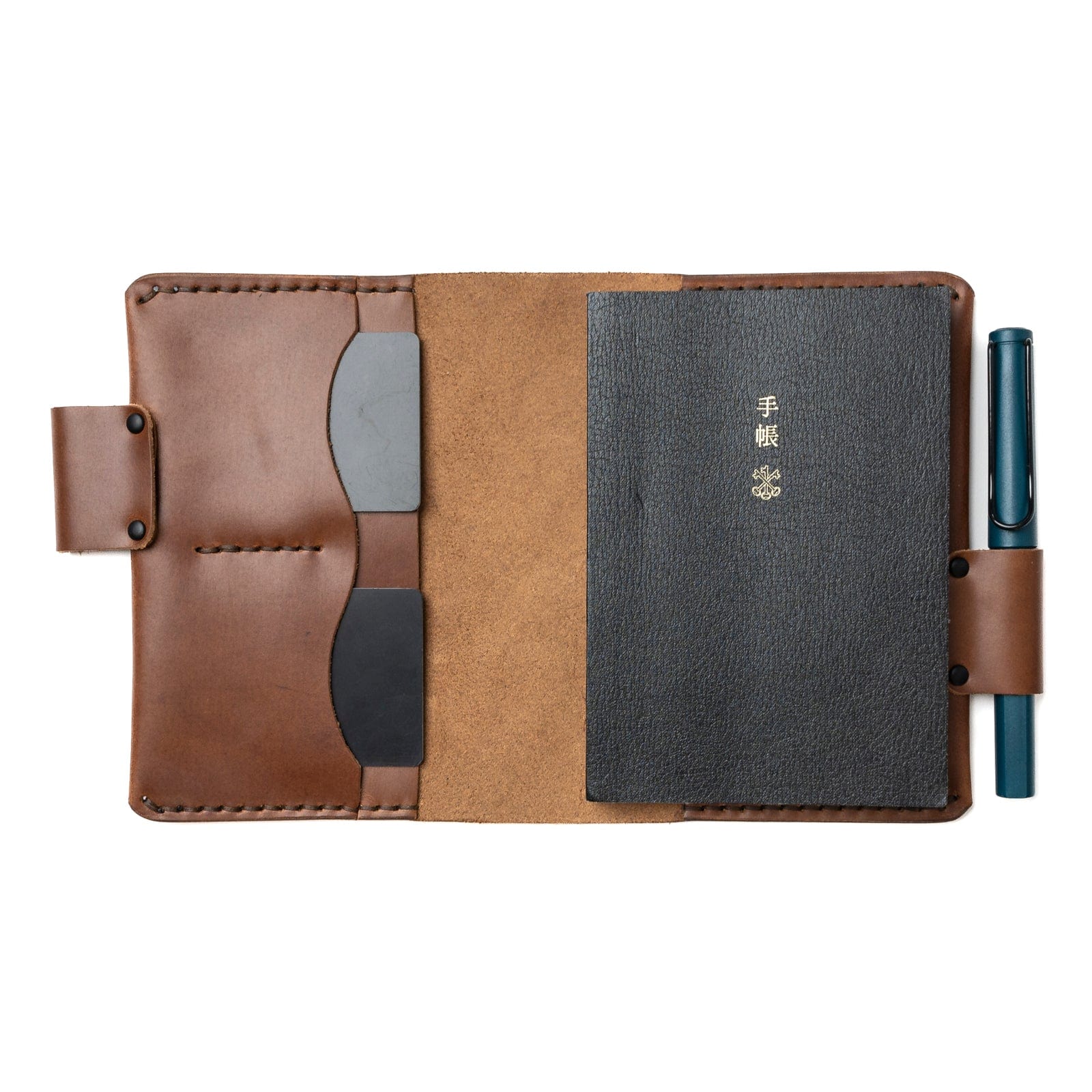 Leather A6 Notebook Cover - Natural Popov Leather