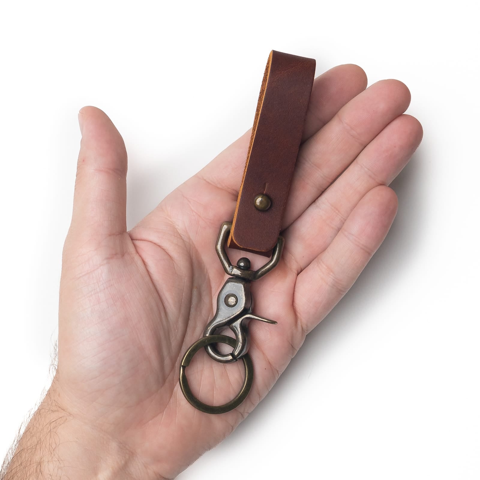 Leather Belt Loop Keychain Popov Leather®