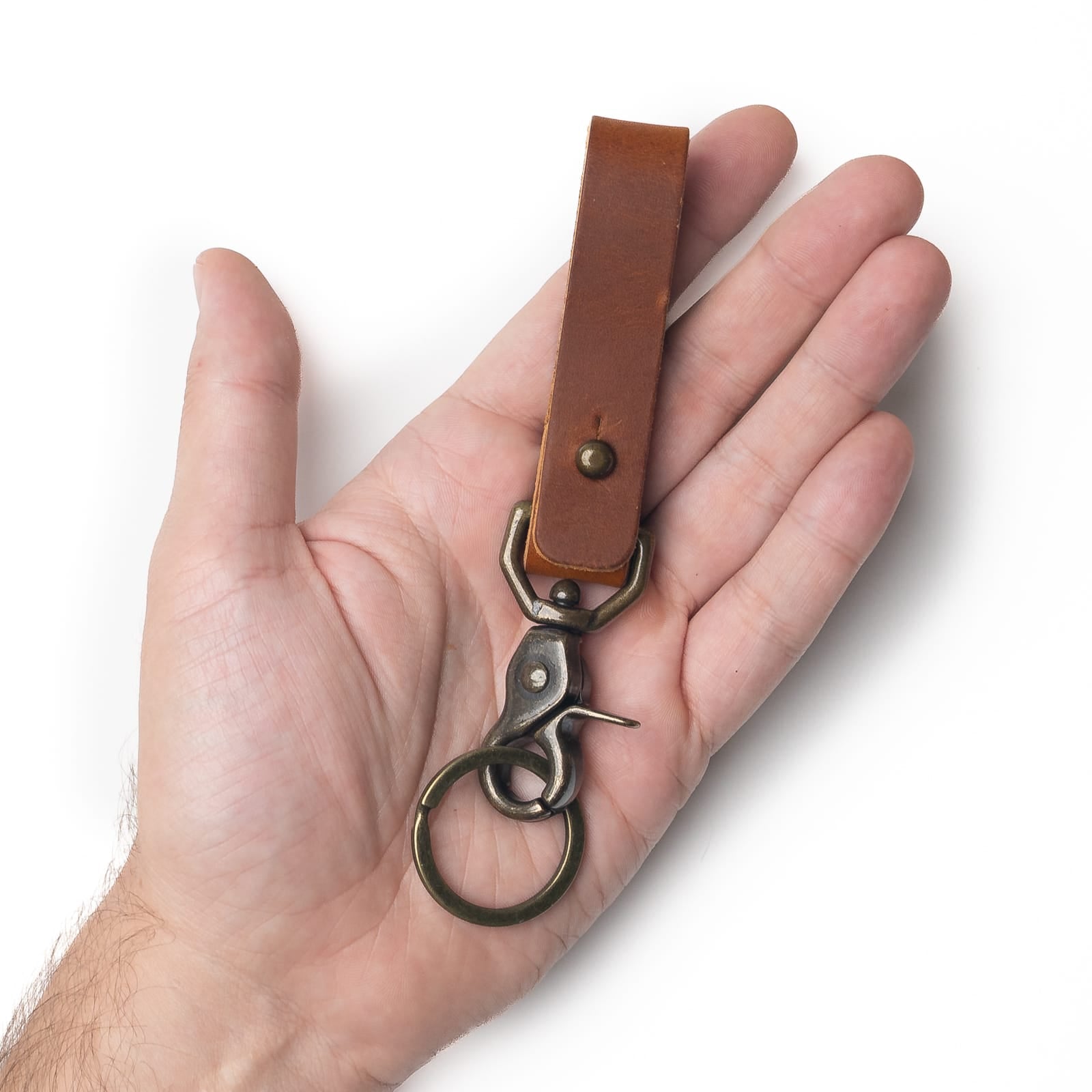 Leather Belt Loop Keychain Popov Leather®