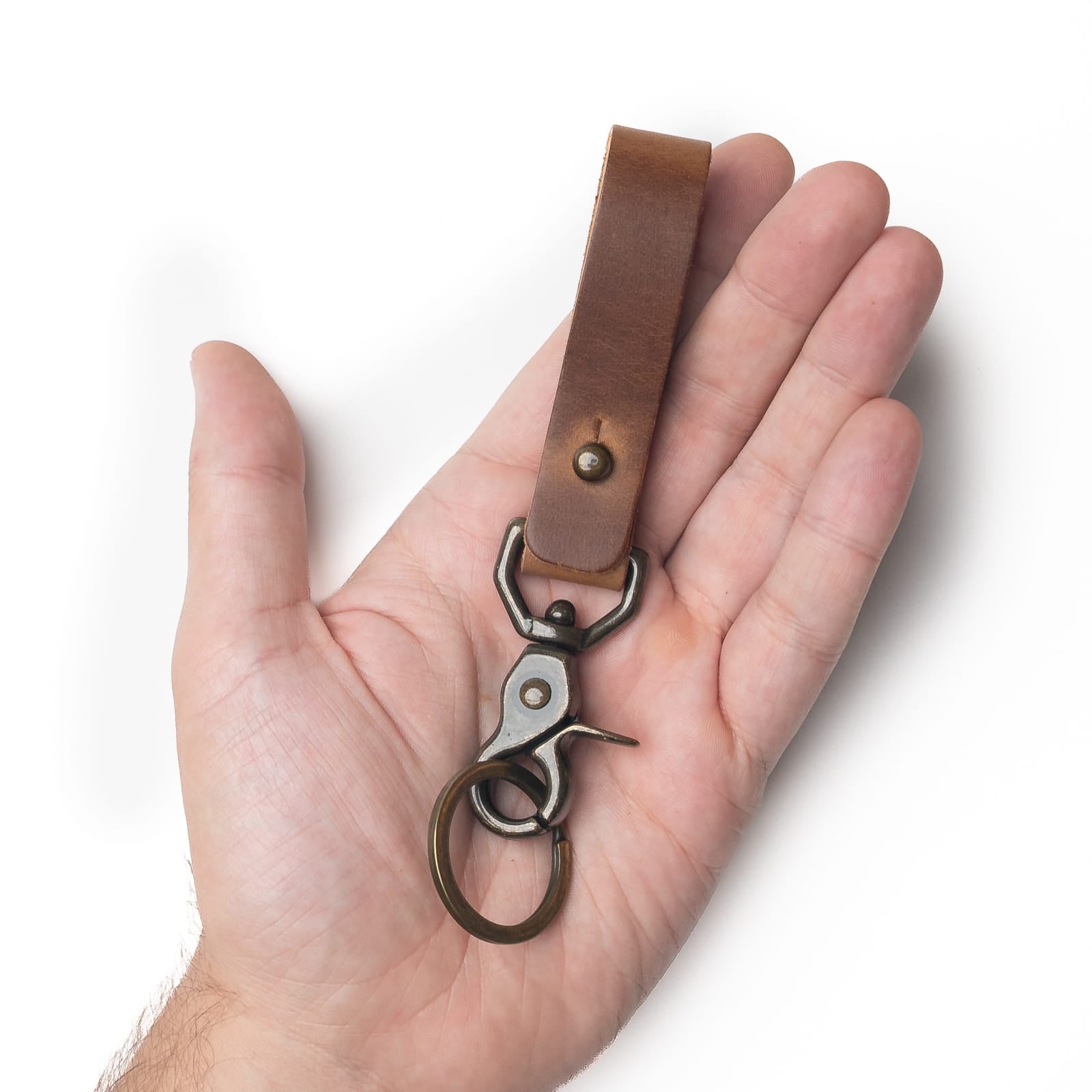 Leather Belt Loop Keychain Popov Leather®