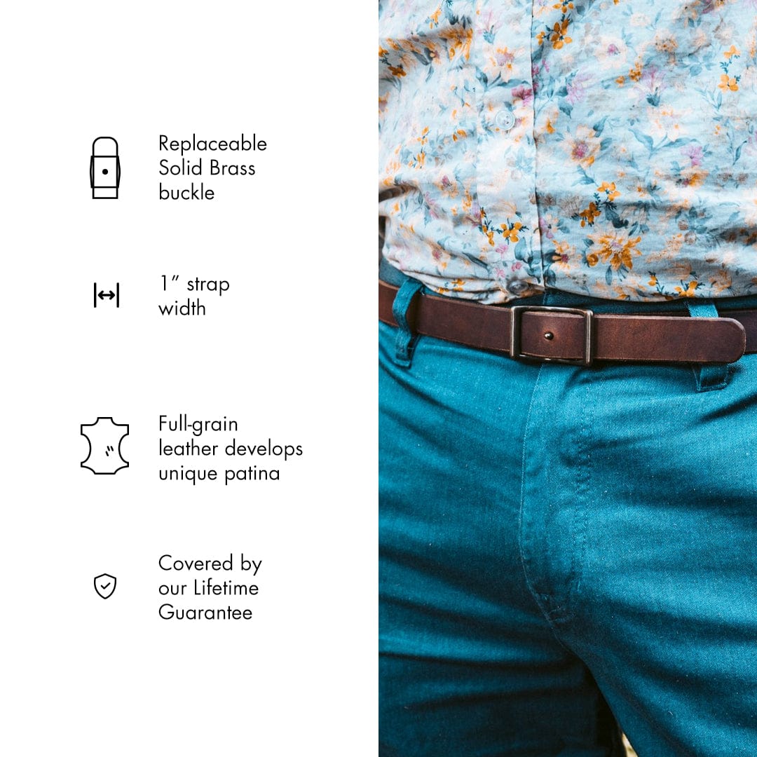 Leather Conway Belt - 1" Popov Leather®