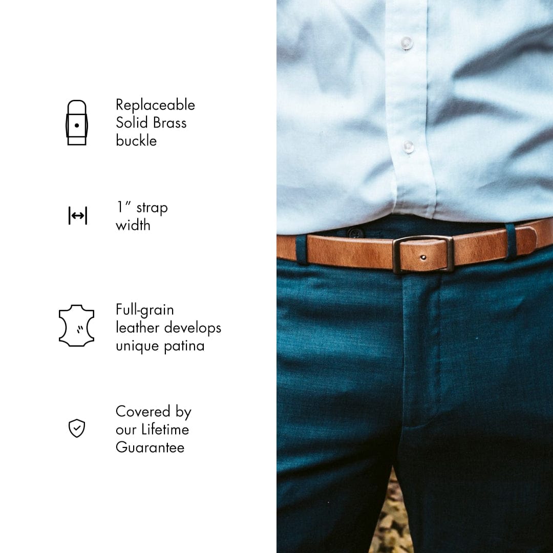 Leather Conway Belt - 1" Popov Leather®