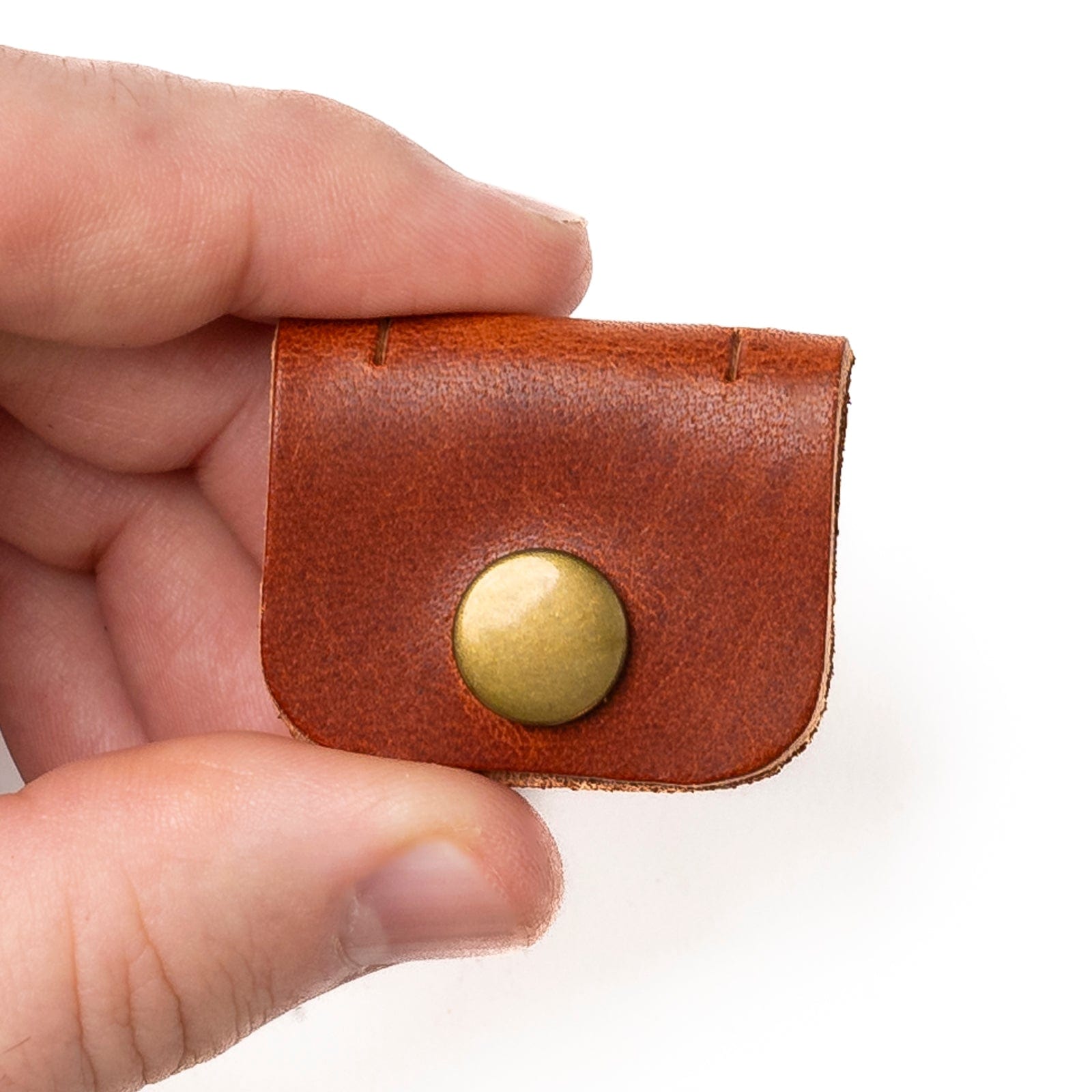 Leather Cord Wrap - English Tan Popov Leather