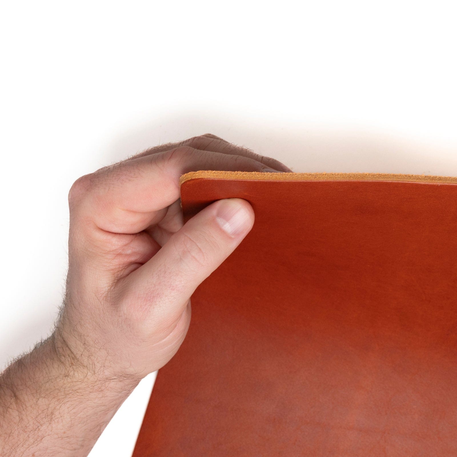 Leather Desk Pad - English Tan Popov Leather