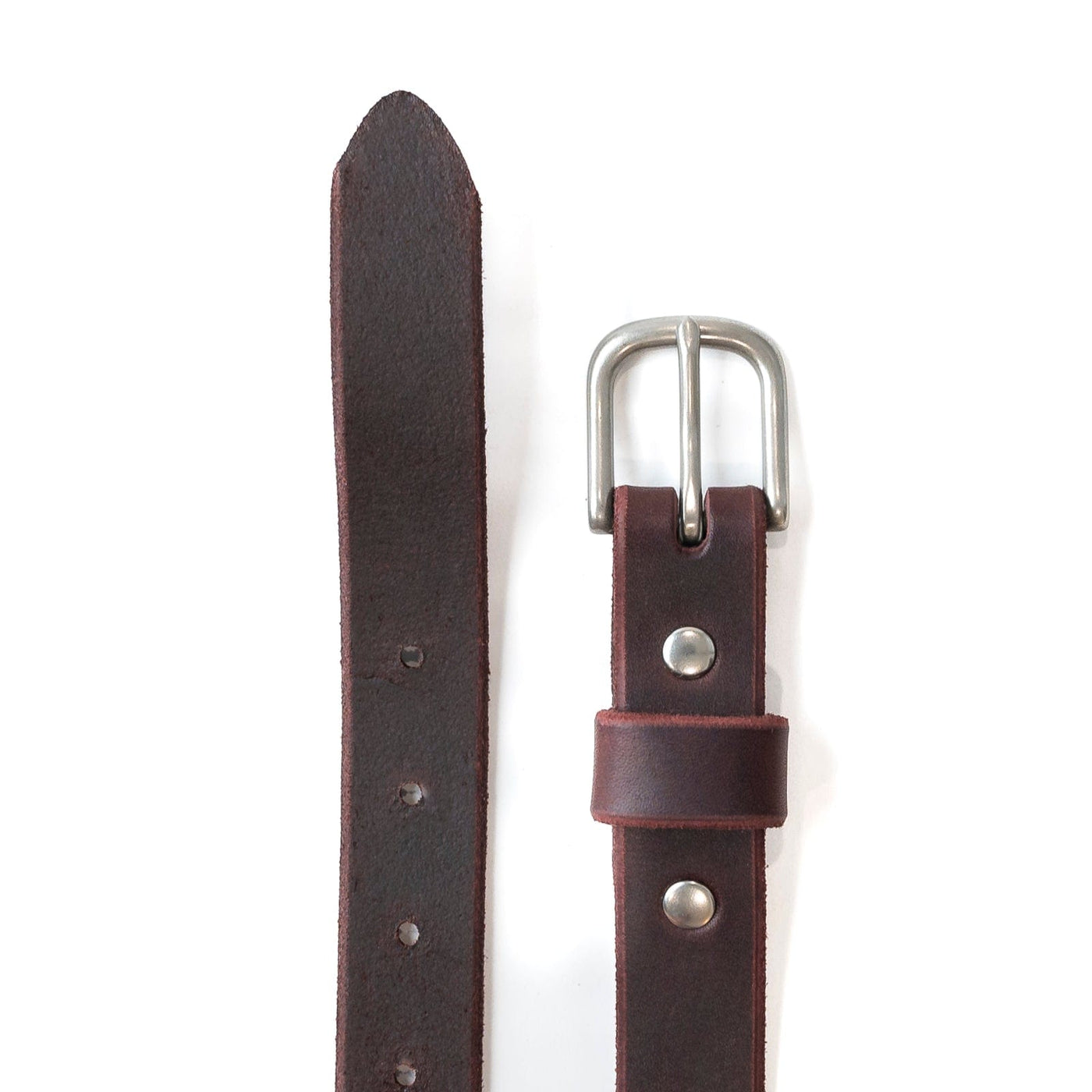 Leather Dress Belt 1" - Oxblood Popov Leather®