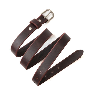 Leather Dress Belt 1" - Oxblood Popov Leather®