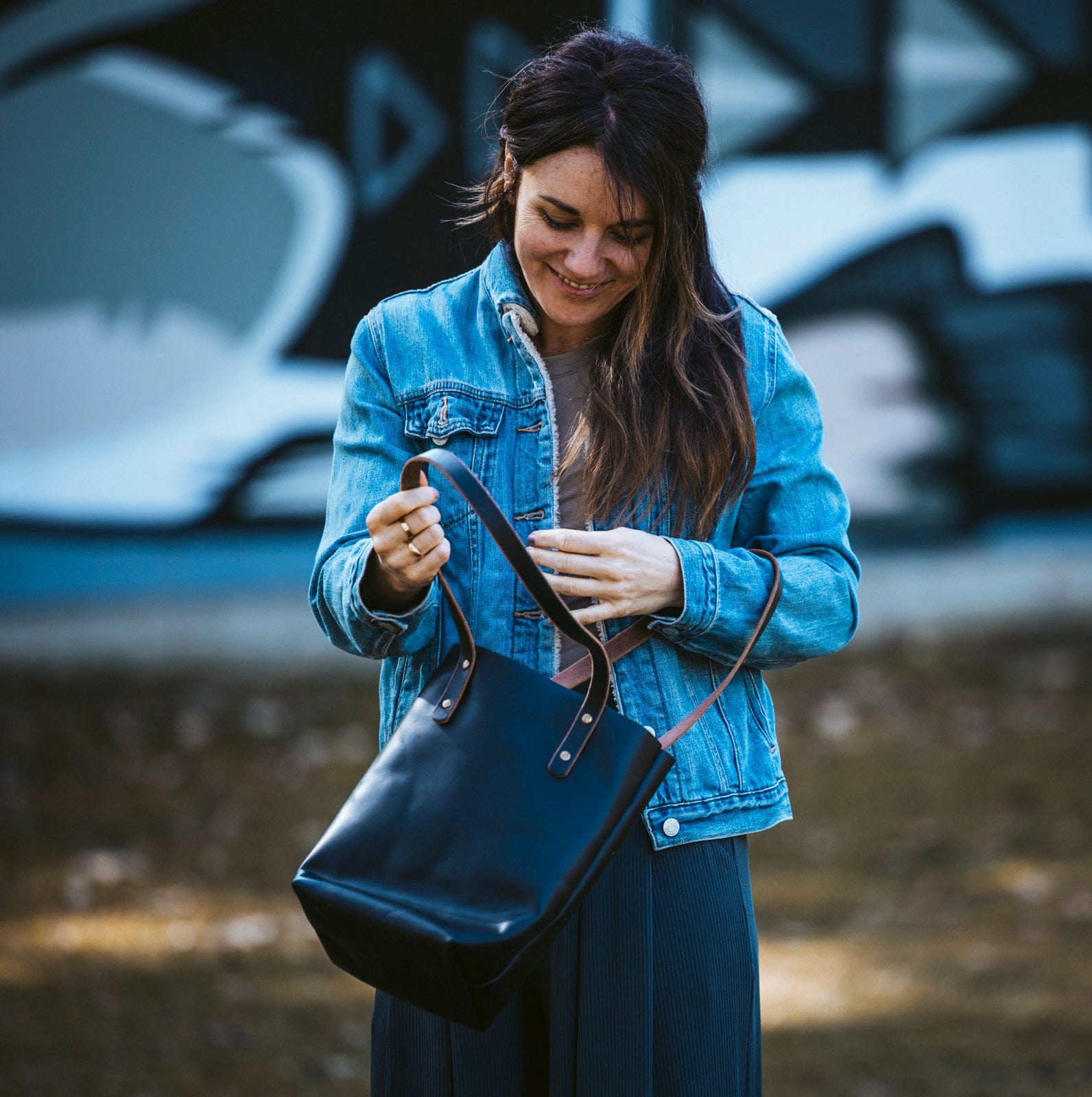 Leather Everyday Tote - Black Popov Leather®