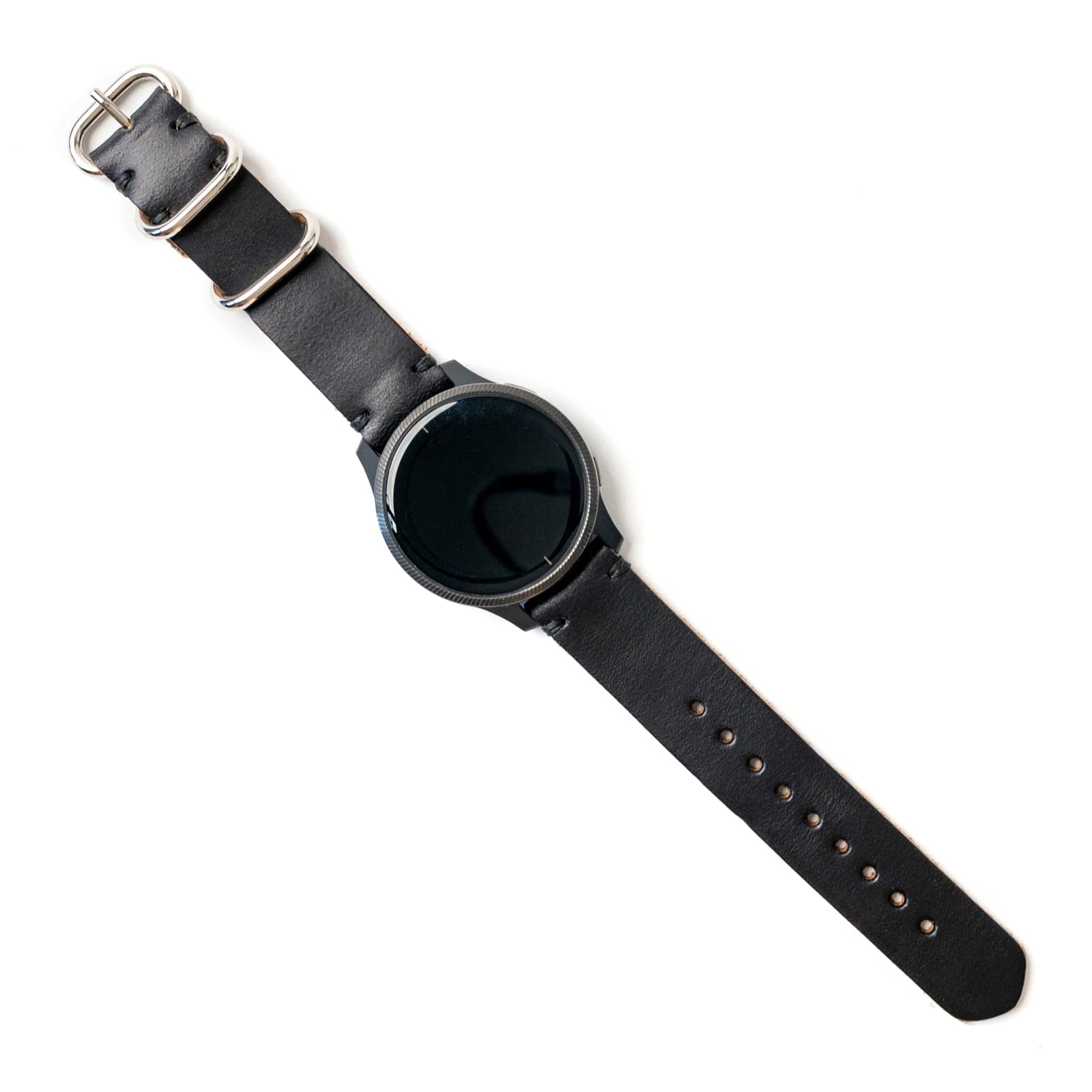Leather Garmin Watch Band - Black Popov Leather®