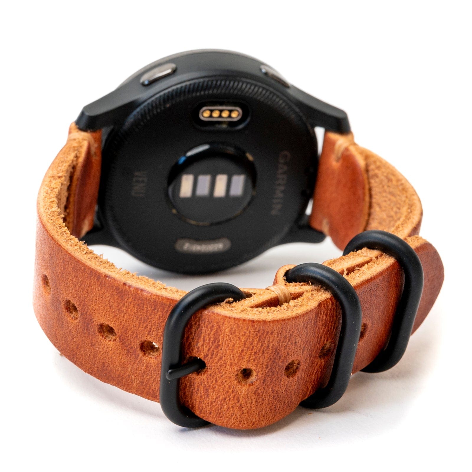 Leather Garmin Watch Band - English Tan Popov Leather®