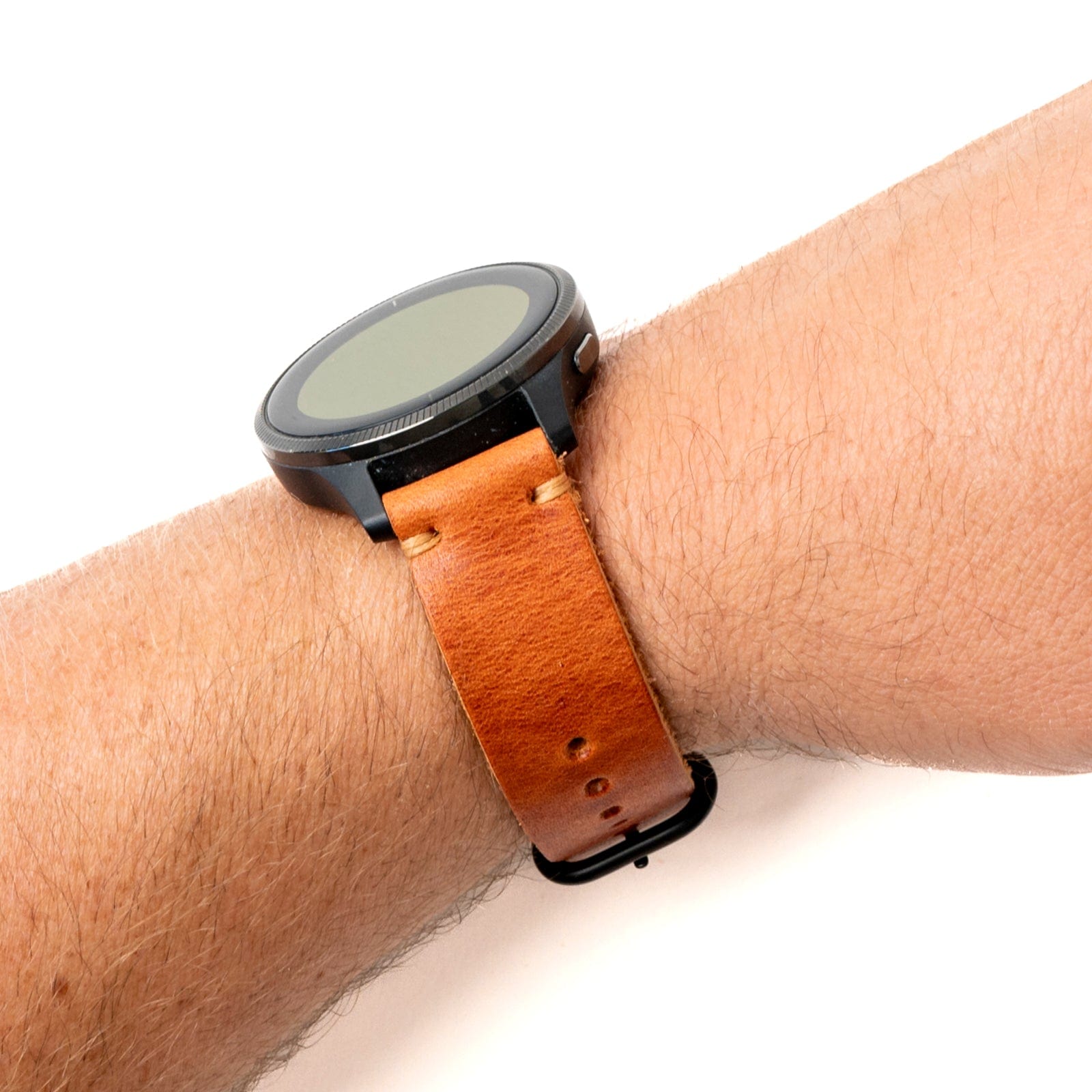 Leather Garmin Watch Band - English Tan Popov Leather®