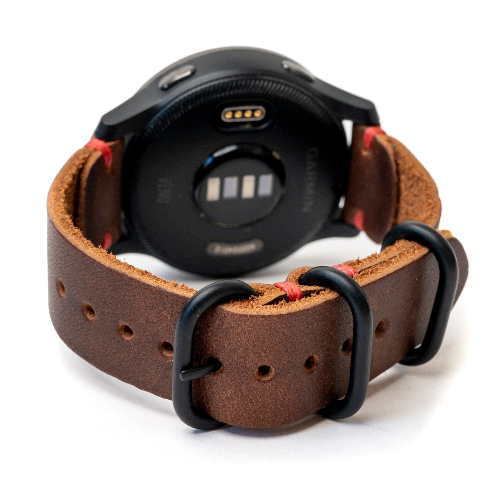 Leather Garmin Watch Band - Heritage Brown Popov Leather®
