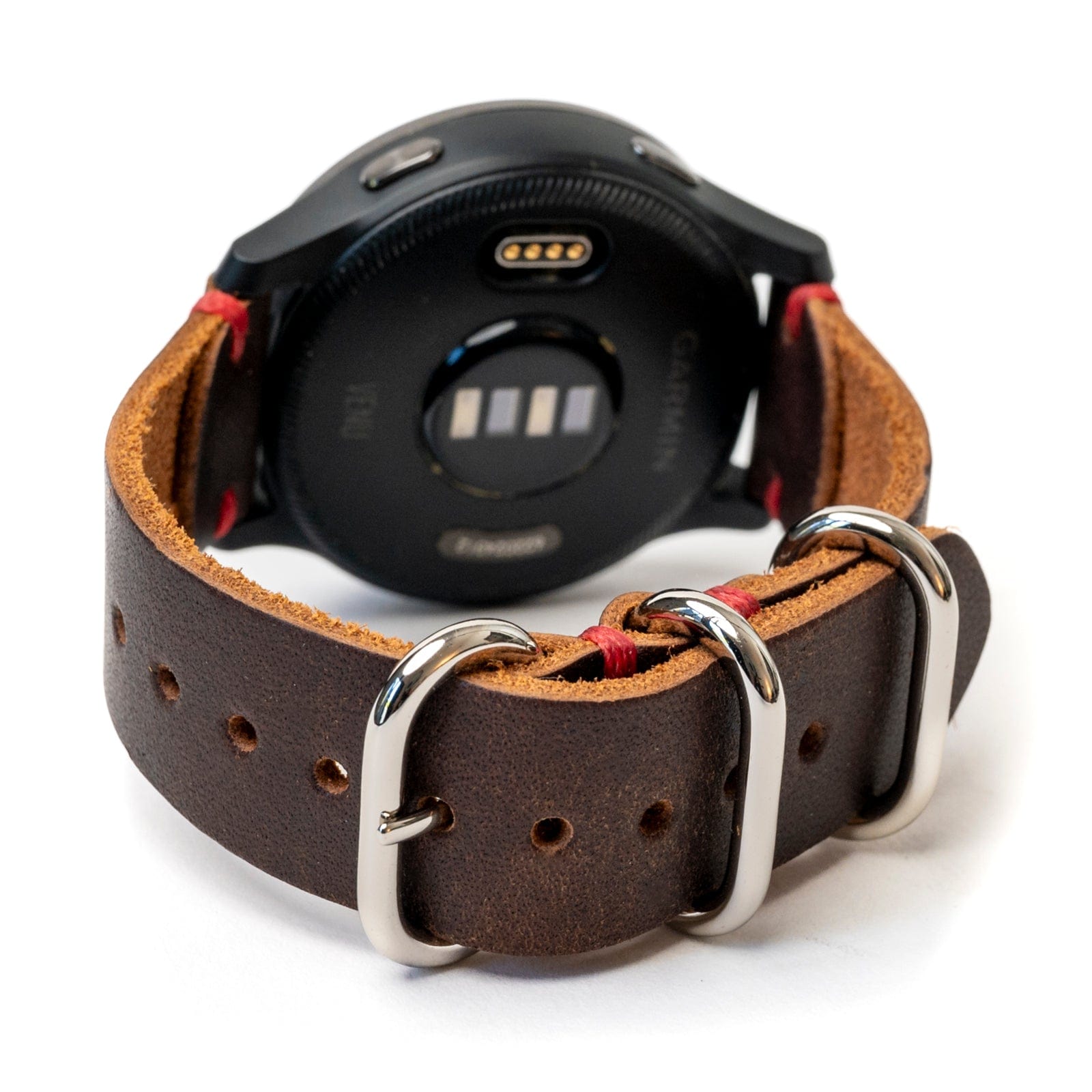 Leather Garmin Watch Band - Heritage Brown Popov Leather®