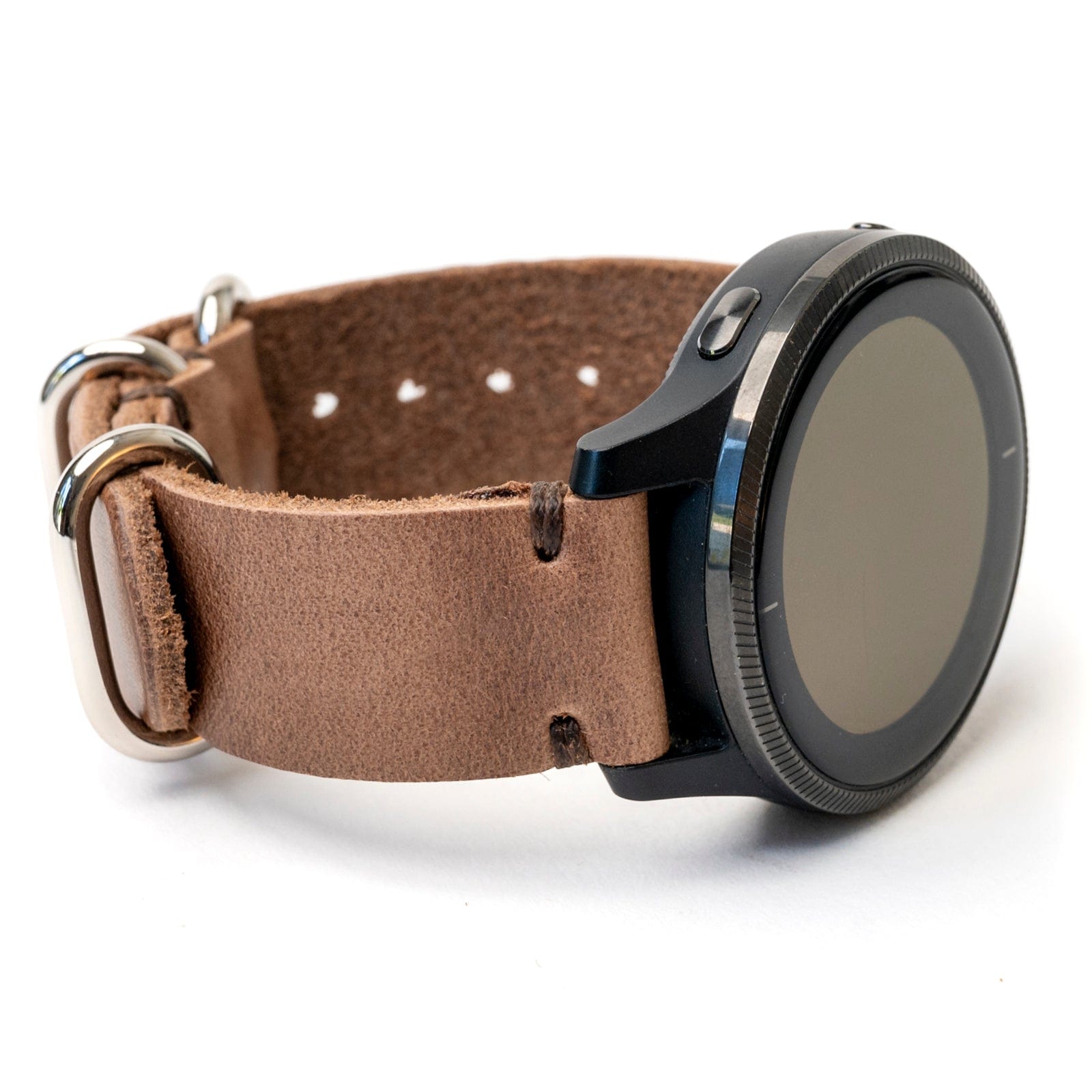 Leather Garmin Watch Band - Natural Popov Leather®