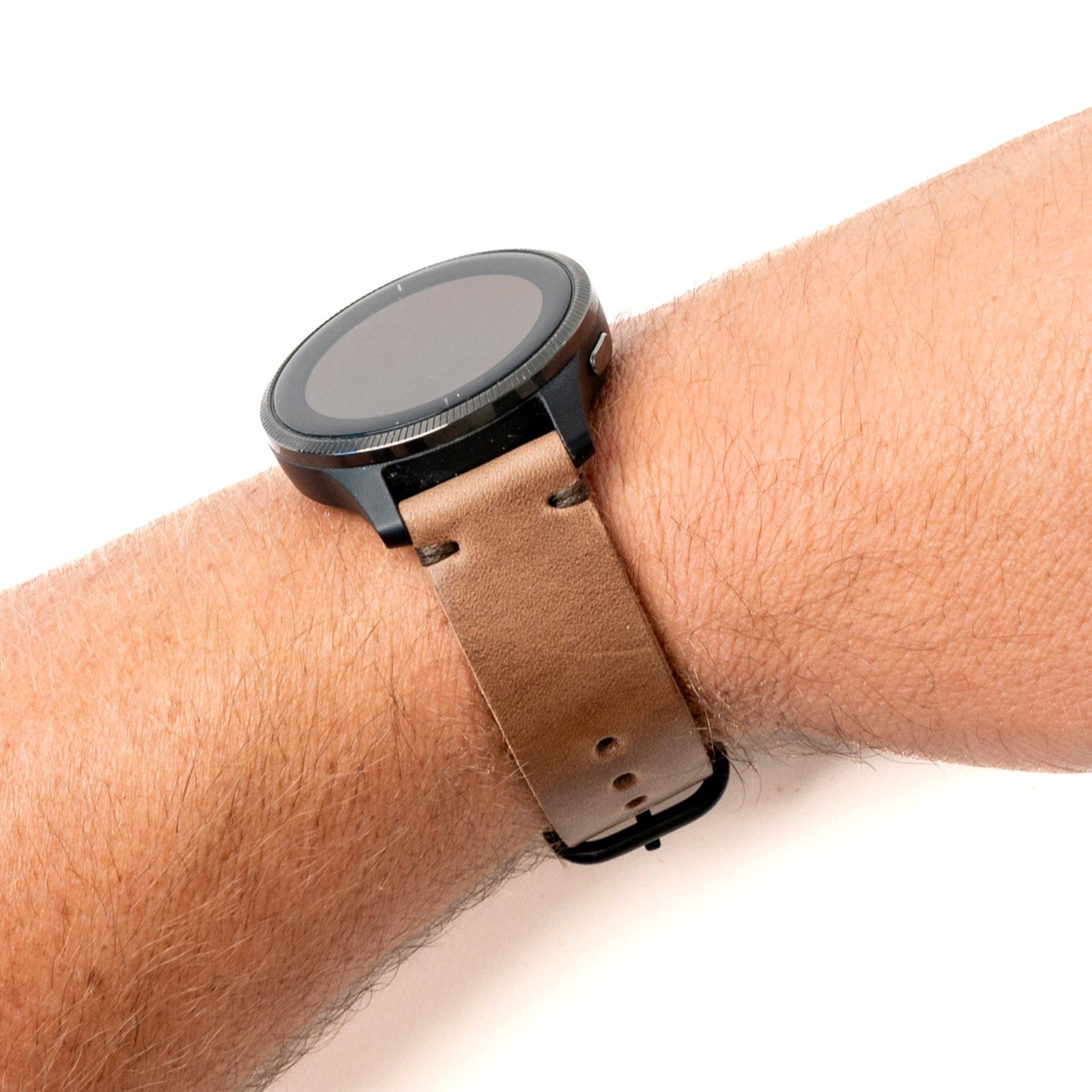 Leather Garmin Watch Band - Natural Popov Leather®
