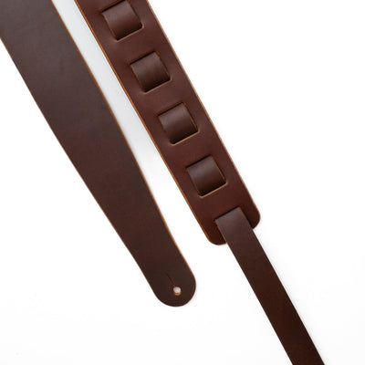Leather Guitar Strap - Heritage Brown Popov Leather