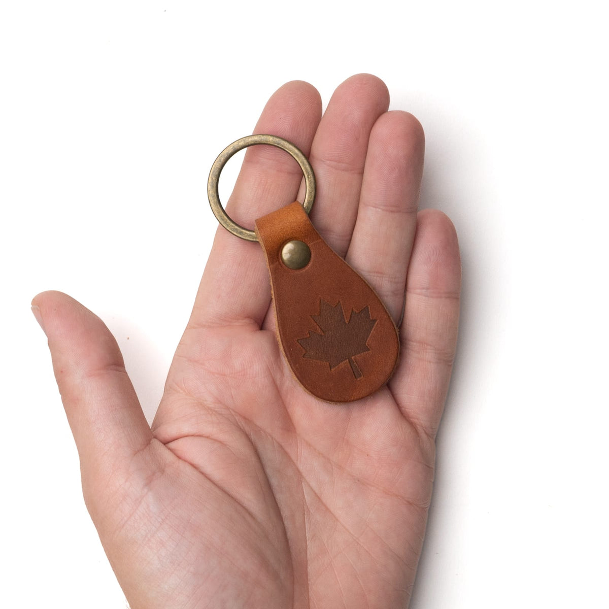Leather Keyfob - Maple Leaf Popov Leather®