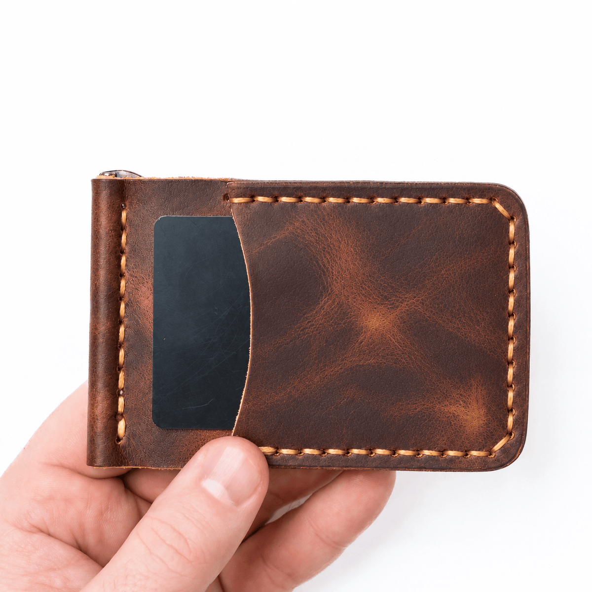 Leather Money Clip Wallet Popov Leather®