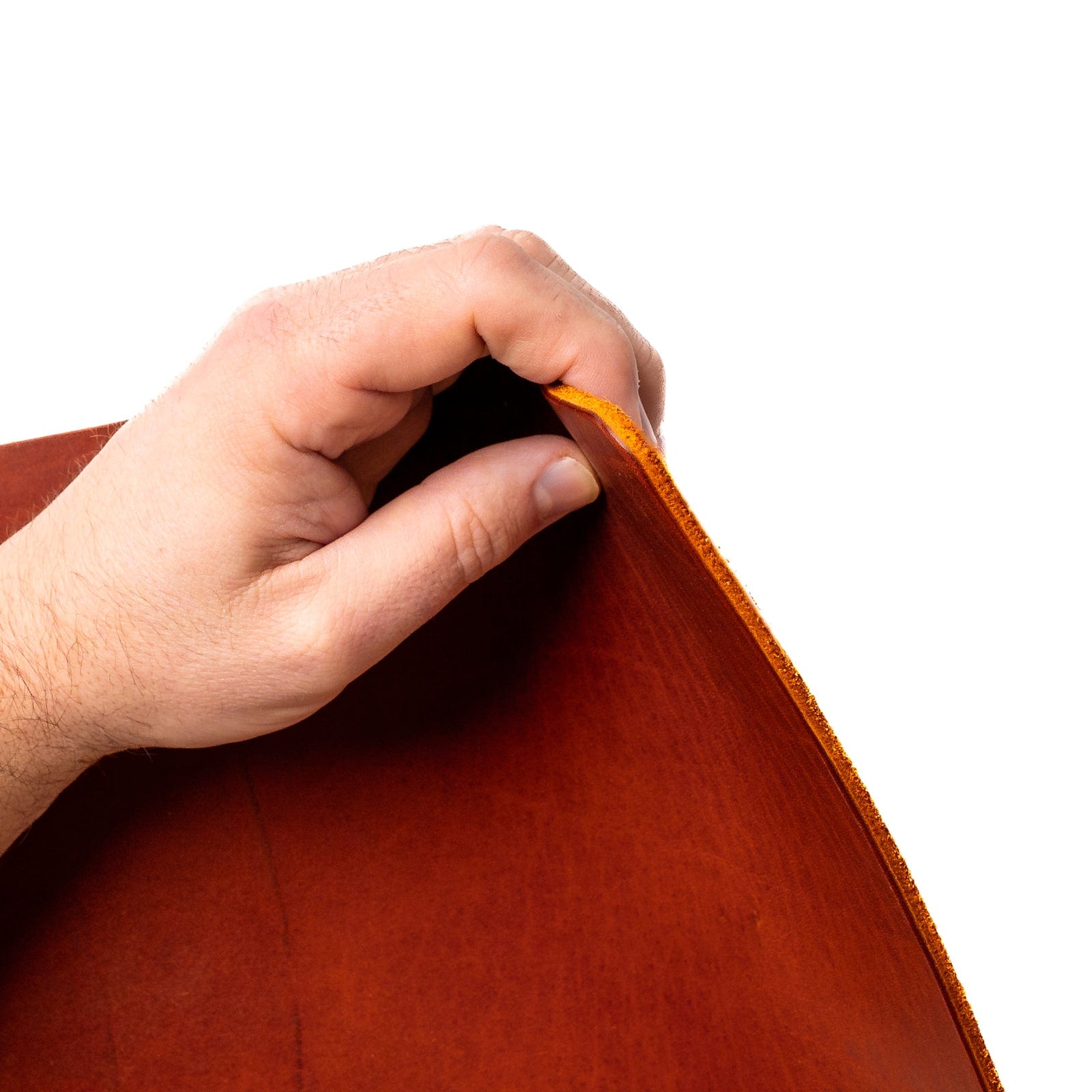 Leather Mouse Pad - English Tan Popov Leather