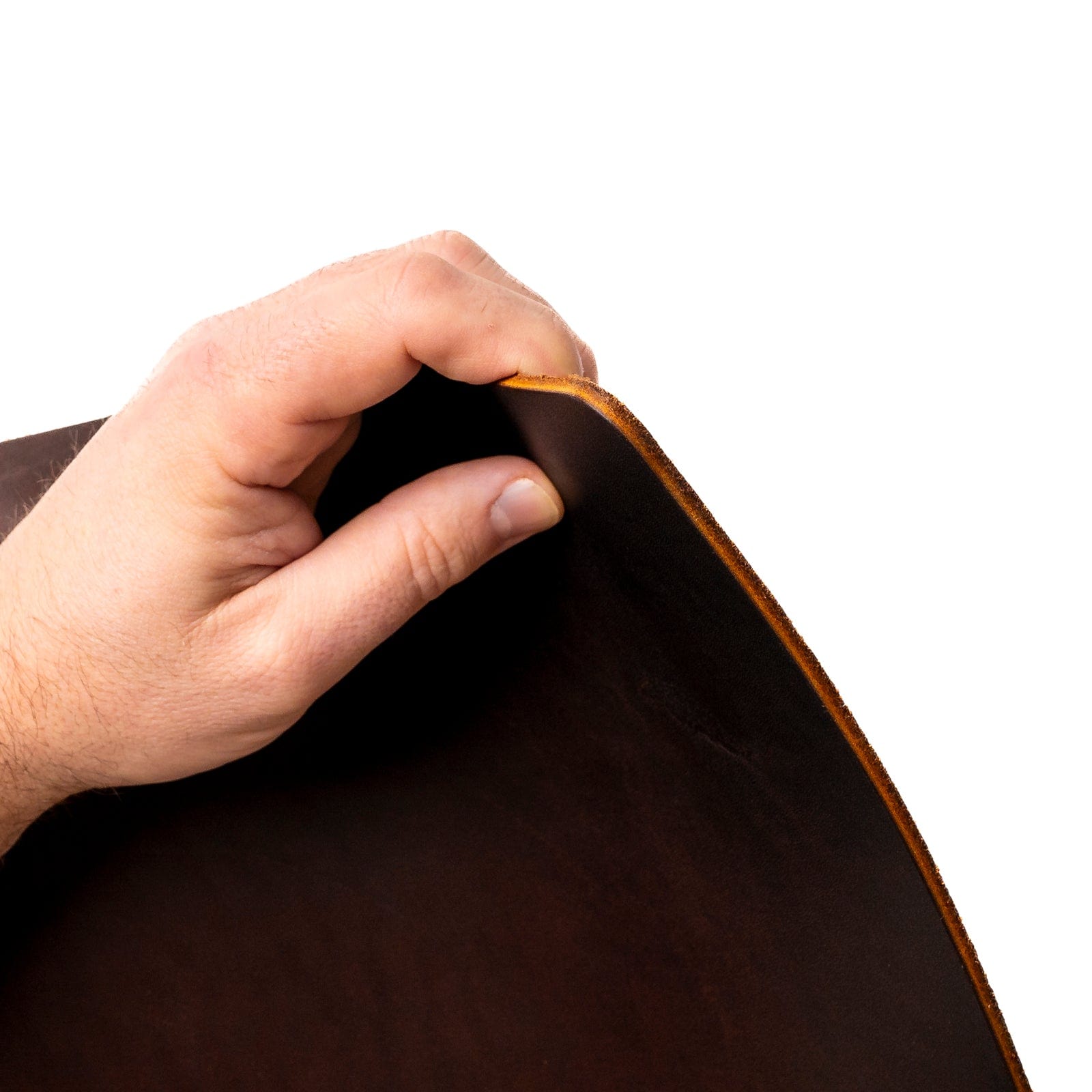 Leather Mouse Pad - Heritage Brown Popov Leather