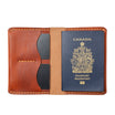 Leather Passport Cover - English Tan Popov Leather