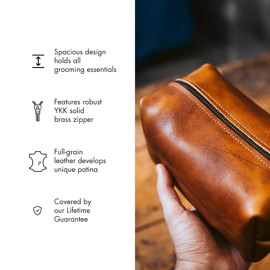Leather Toiletry Bag Popov Leather®