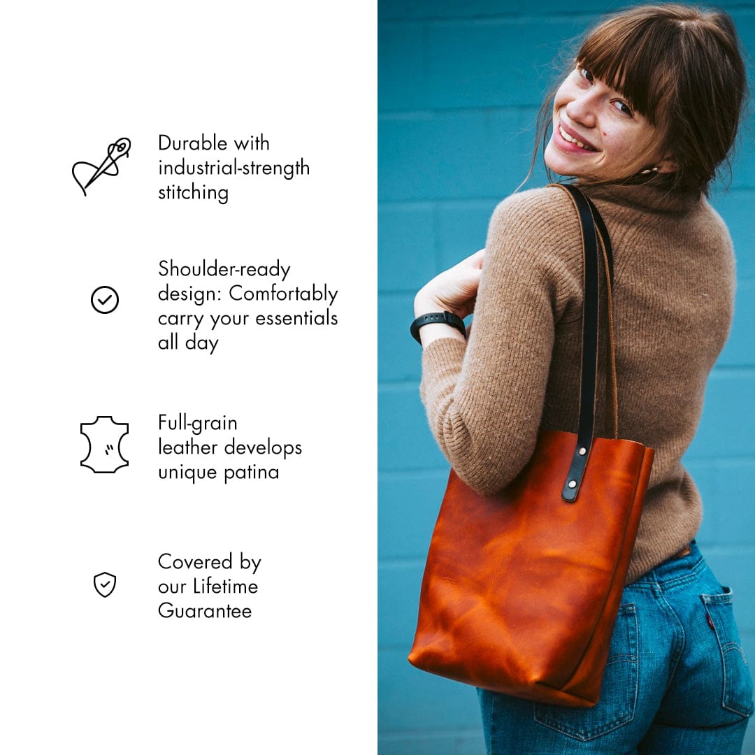 Leather Tote - Everyday Popov Leather®