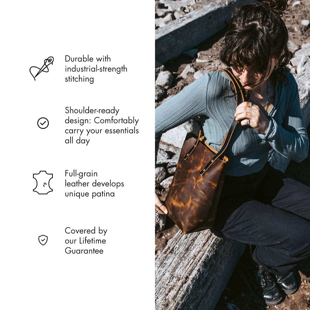 Leather Tote - Everyday Popov Leather®