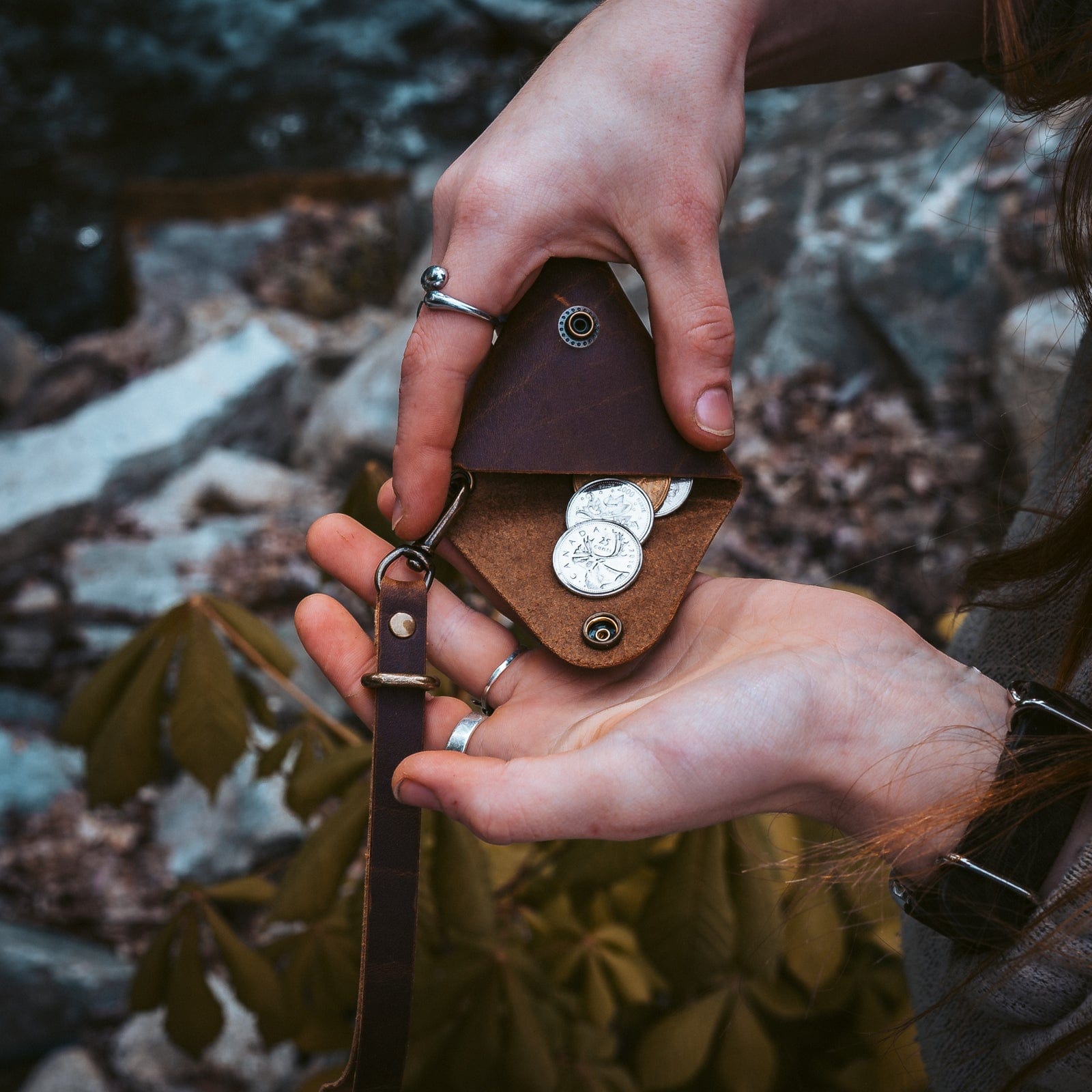Leather Triangle Pouch Popov Leather®