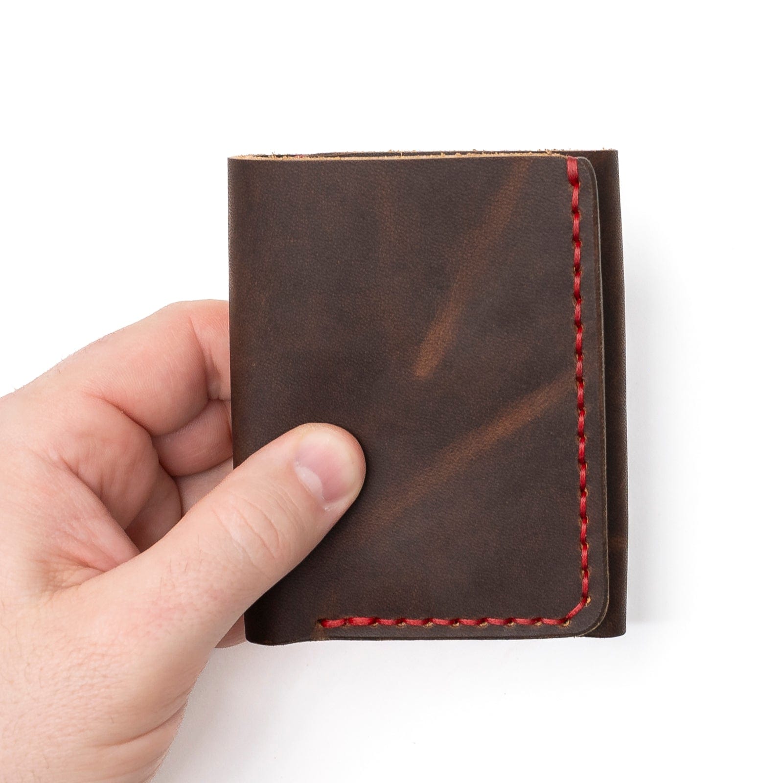 Leather Trifold Wallet - Heritage Brown Popov Leather