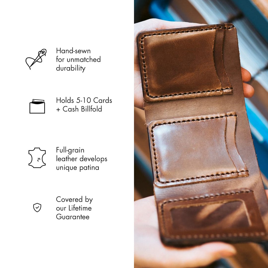 Leather Trifold Wallet Popov Leather®
