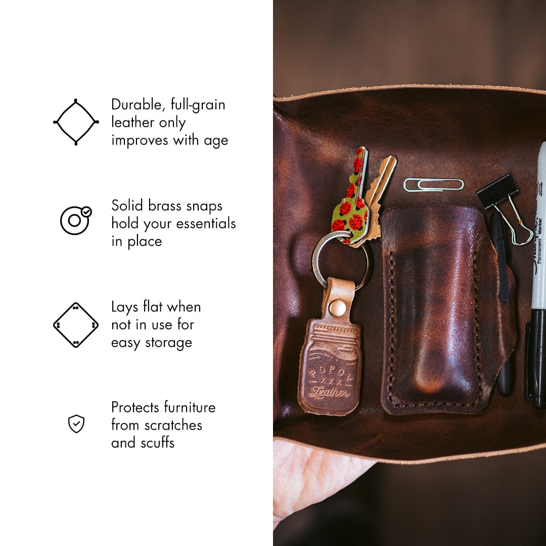 Leather Valet Tray Popov Leather®