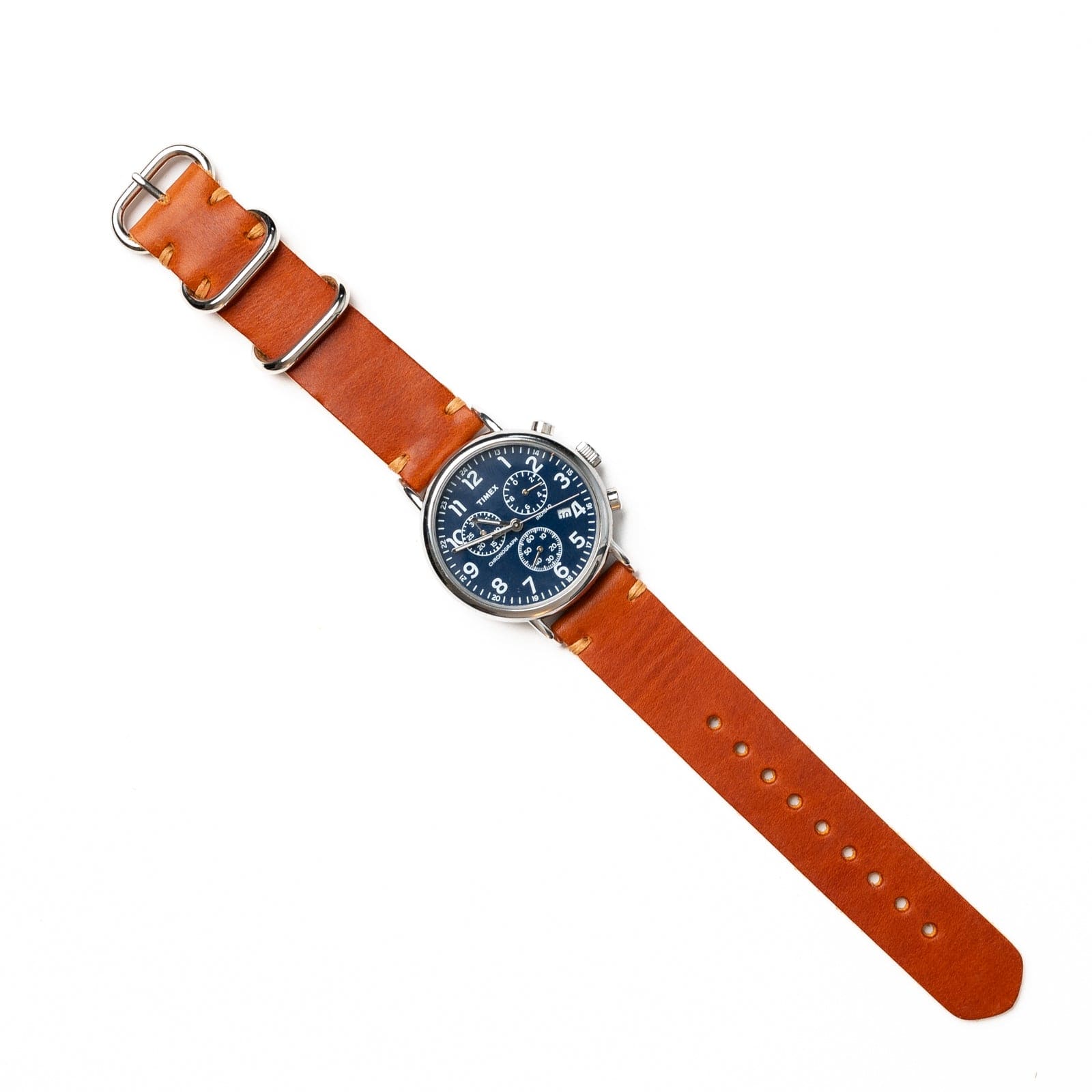 Leather Watch Band - English Tan Popov Leather