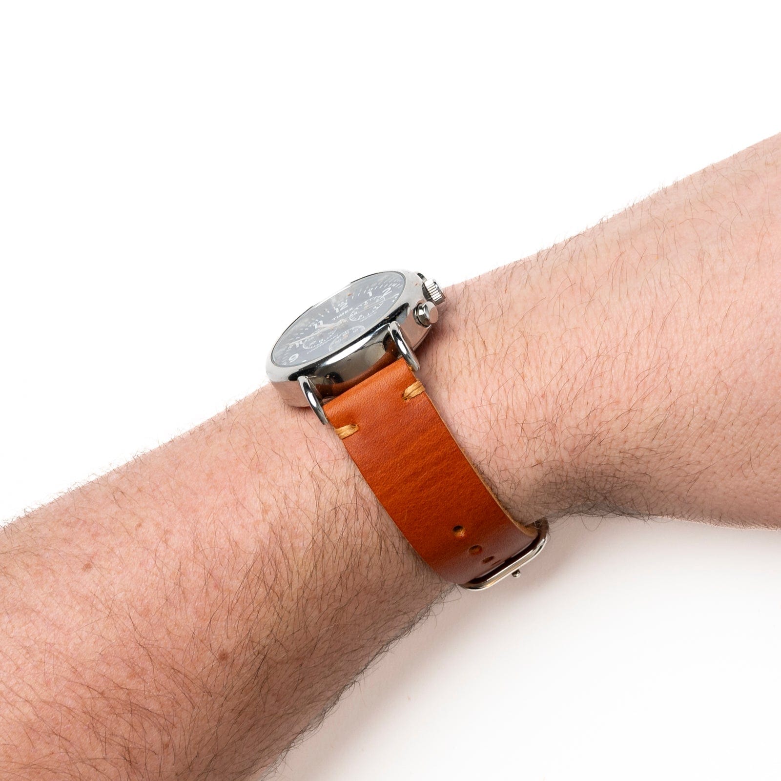 Leather Watch Band - English Tan Popov Leather