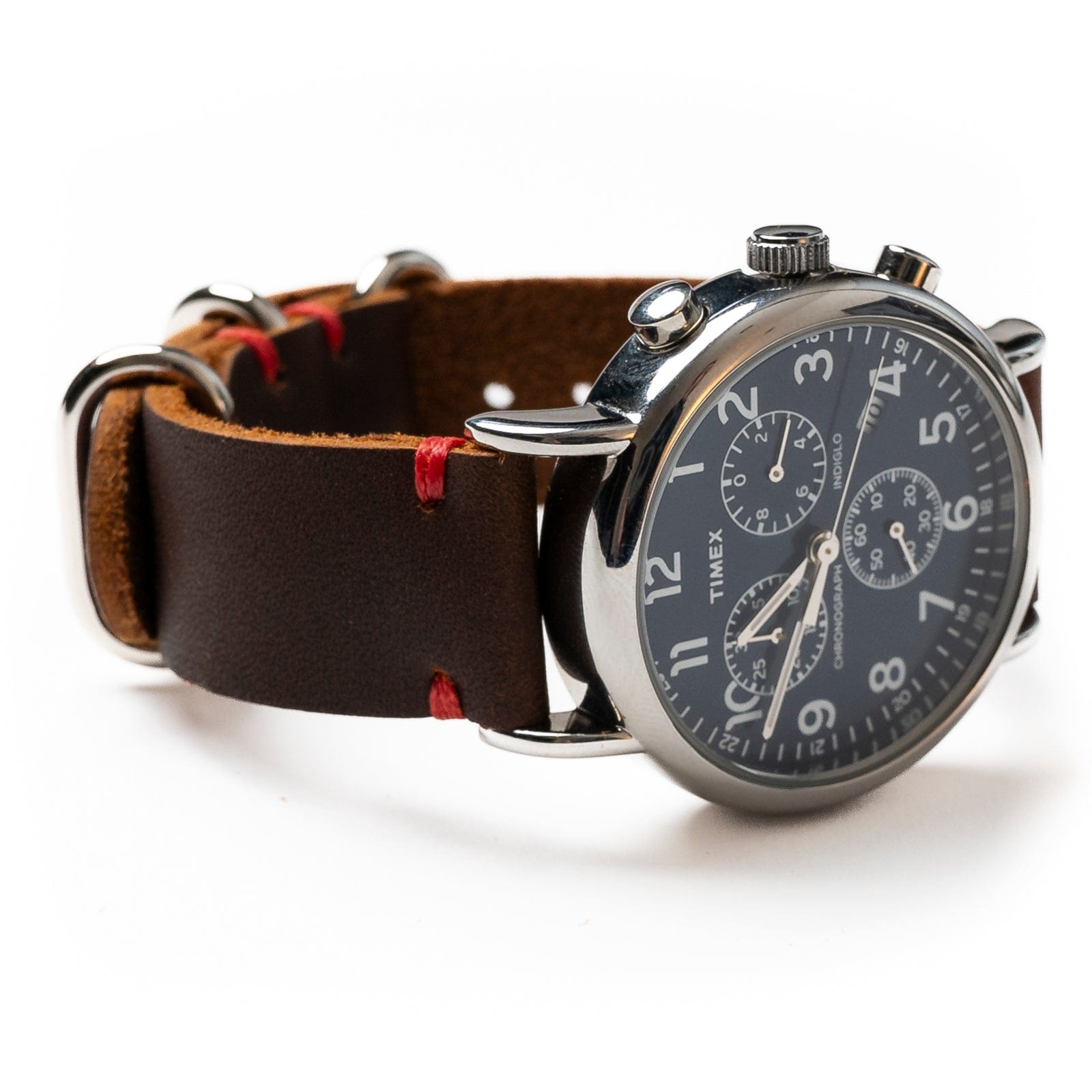 Leather Watch Band - Heritage Brown Popov Leather