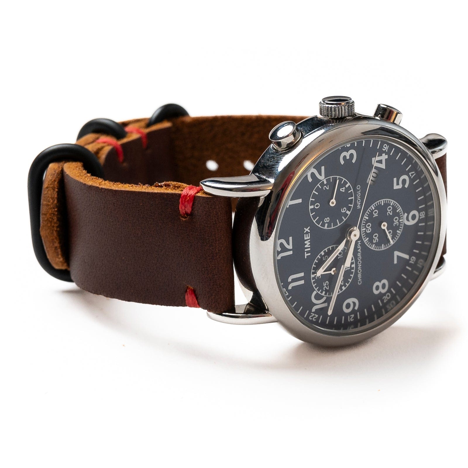 Leather Watch Band - Heritage Brown Popov Leather