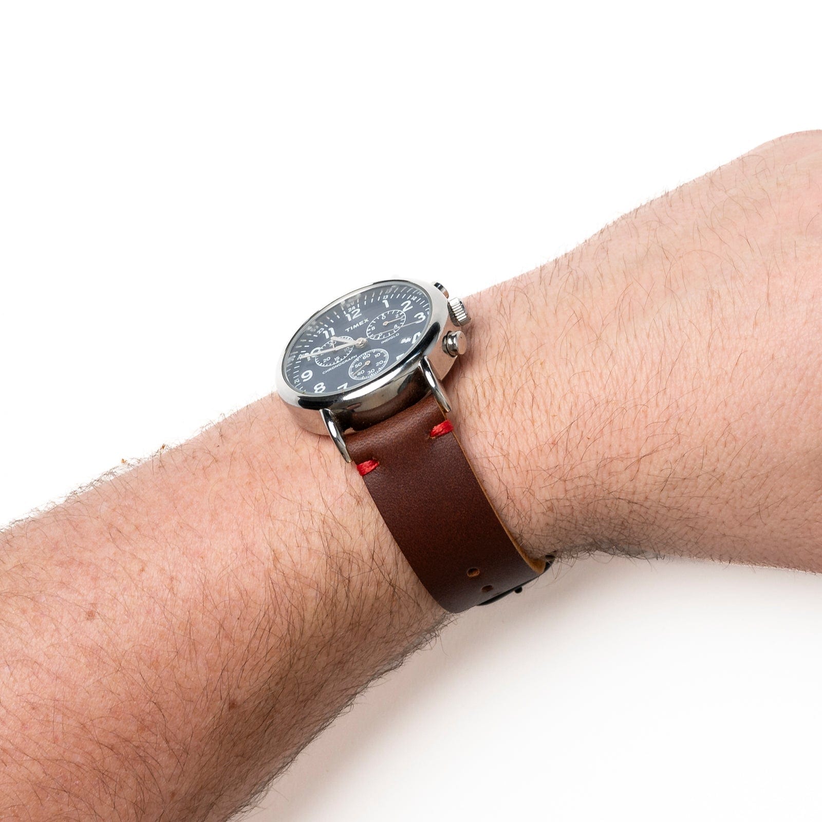 Leather Watch Band - Heritage Brown Popov Leather