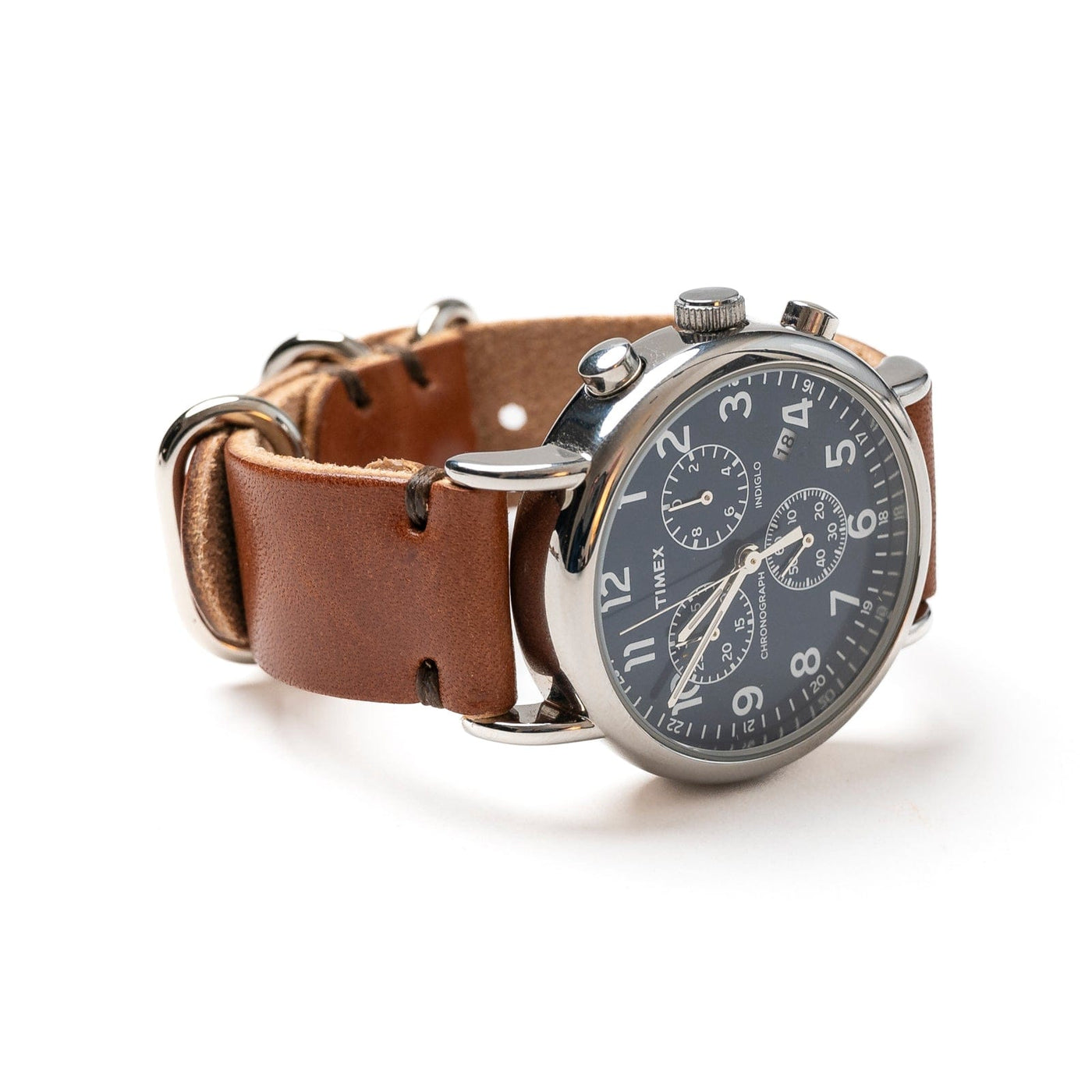 Leather Watch Band - Whiskey Popov Leather