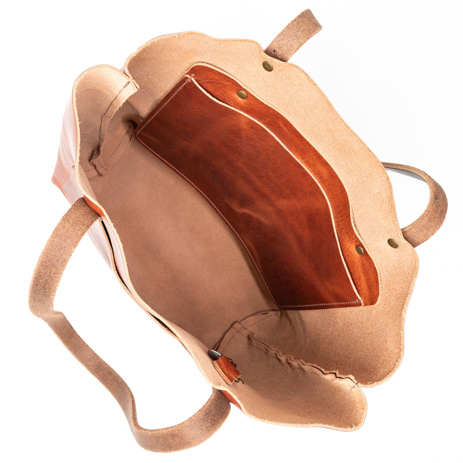Leather Weekender Tote - English Tan Popov Leather